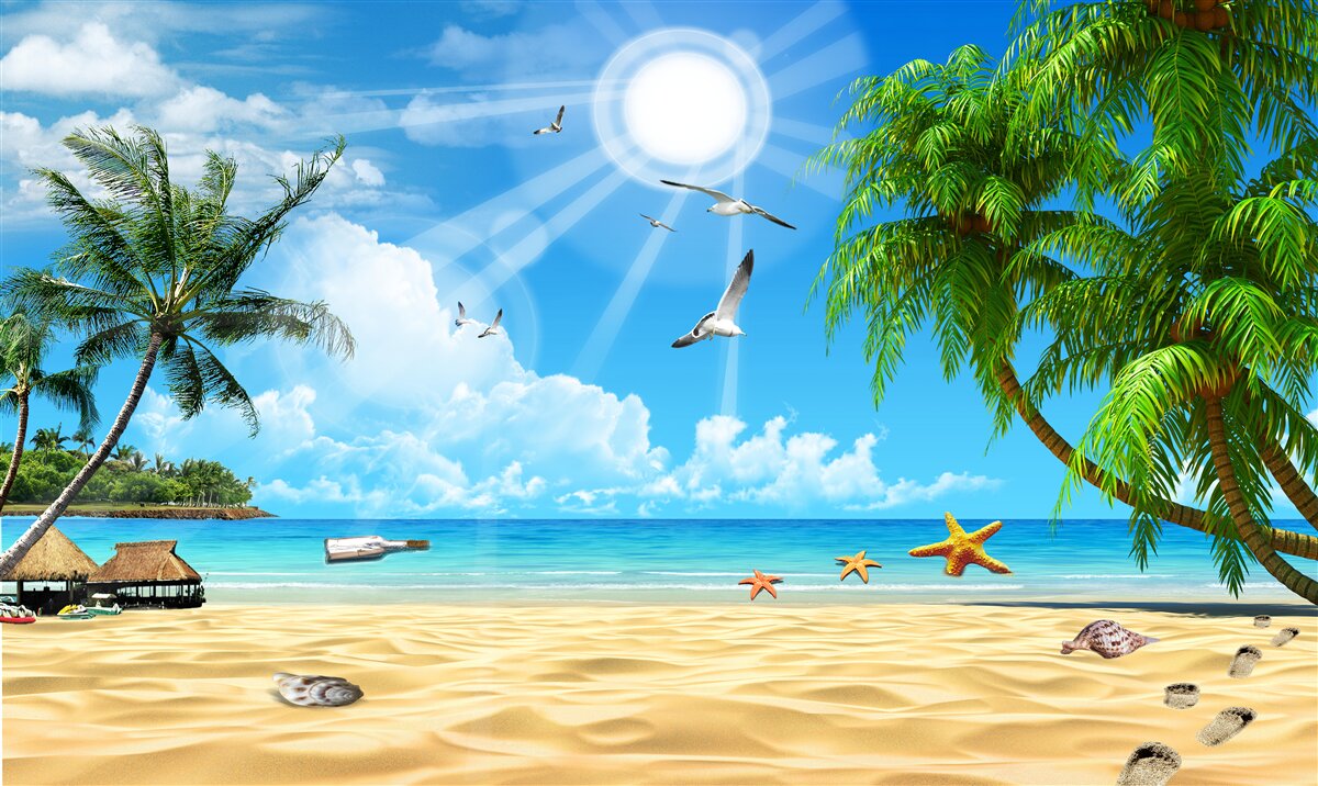 Fototapeta pokojné útulné miesto pri vode