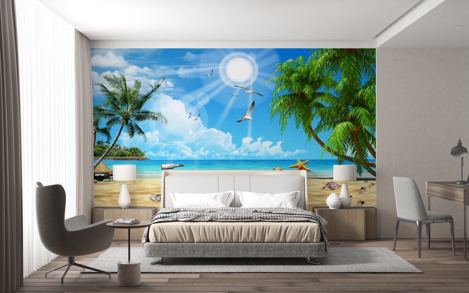 Fototapeta pokojné útulné miesto pri vode