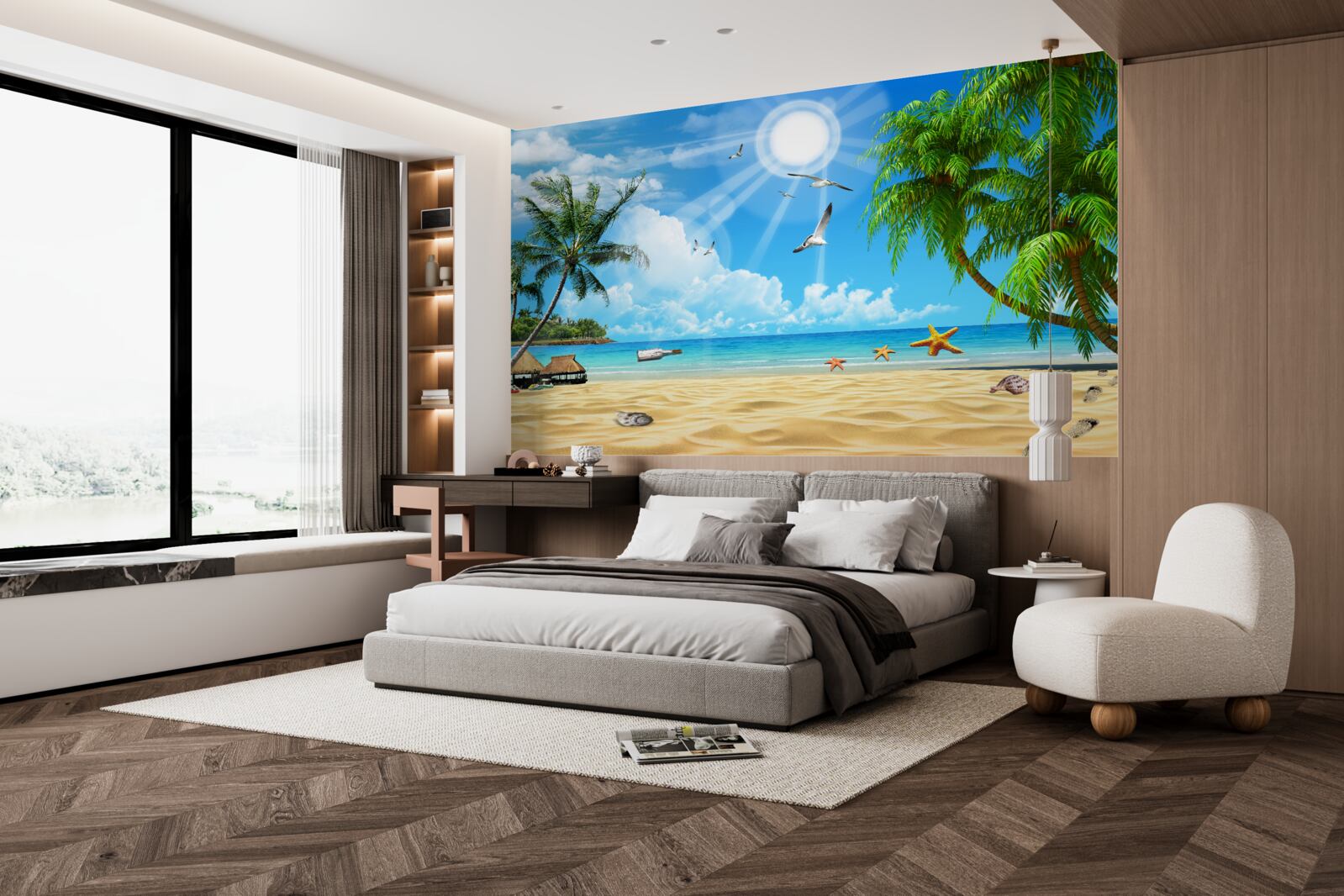 Fototapeta pokojné útulné miesto pri vode