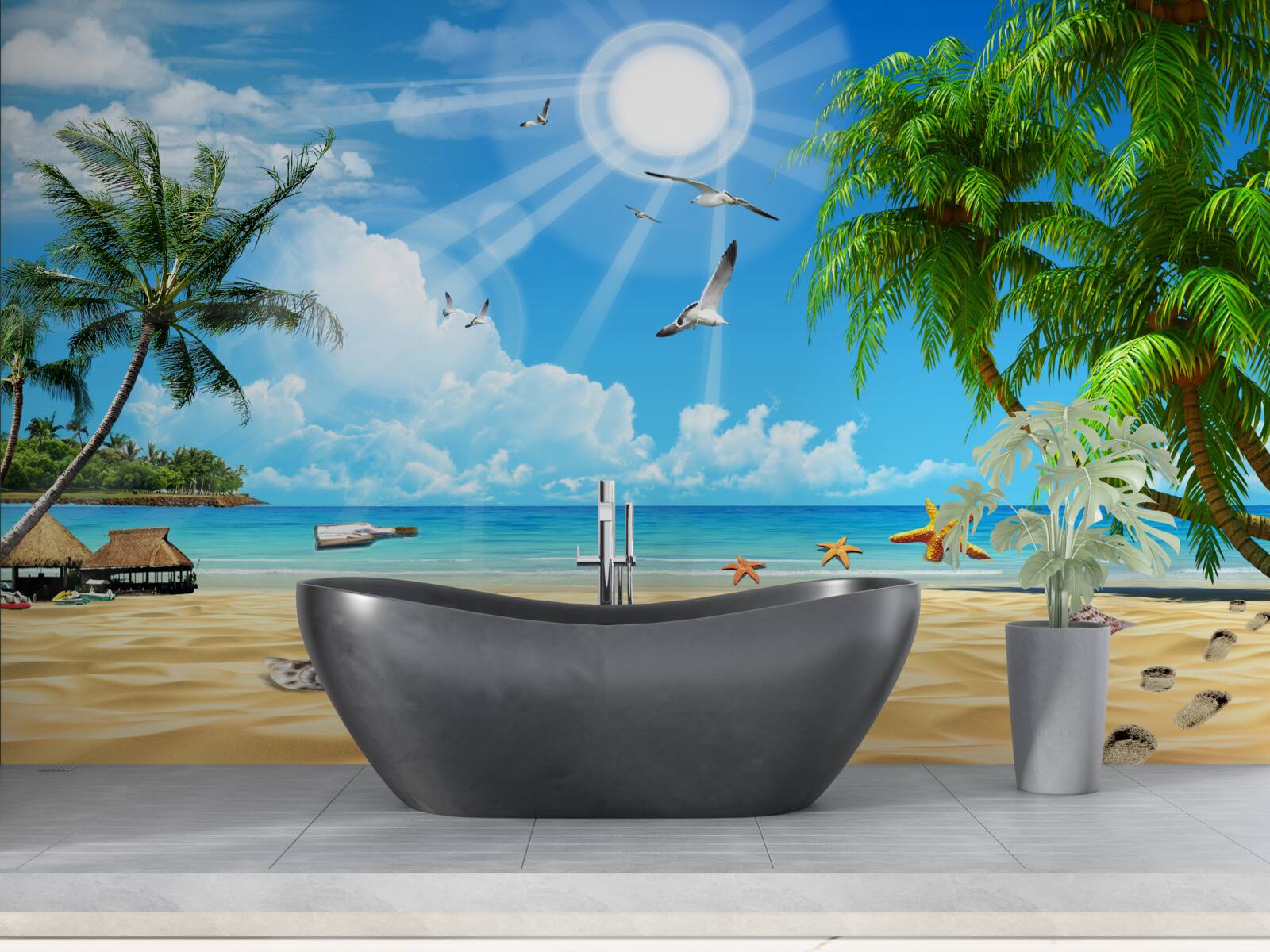 Fototapeta pokojné útulné miesto pri vode