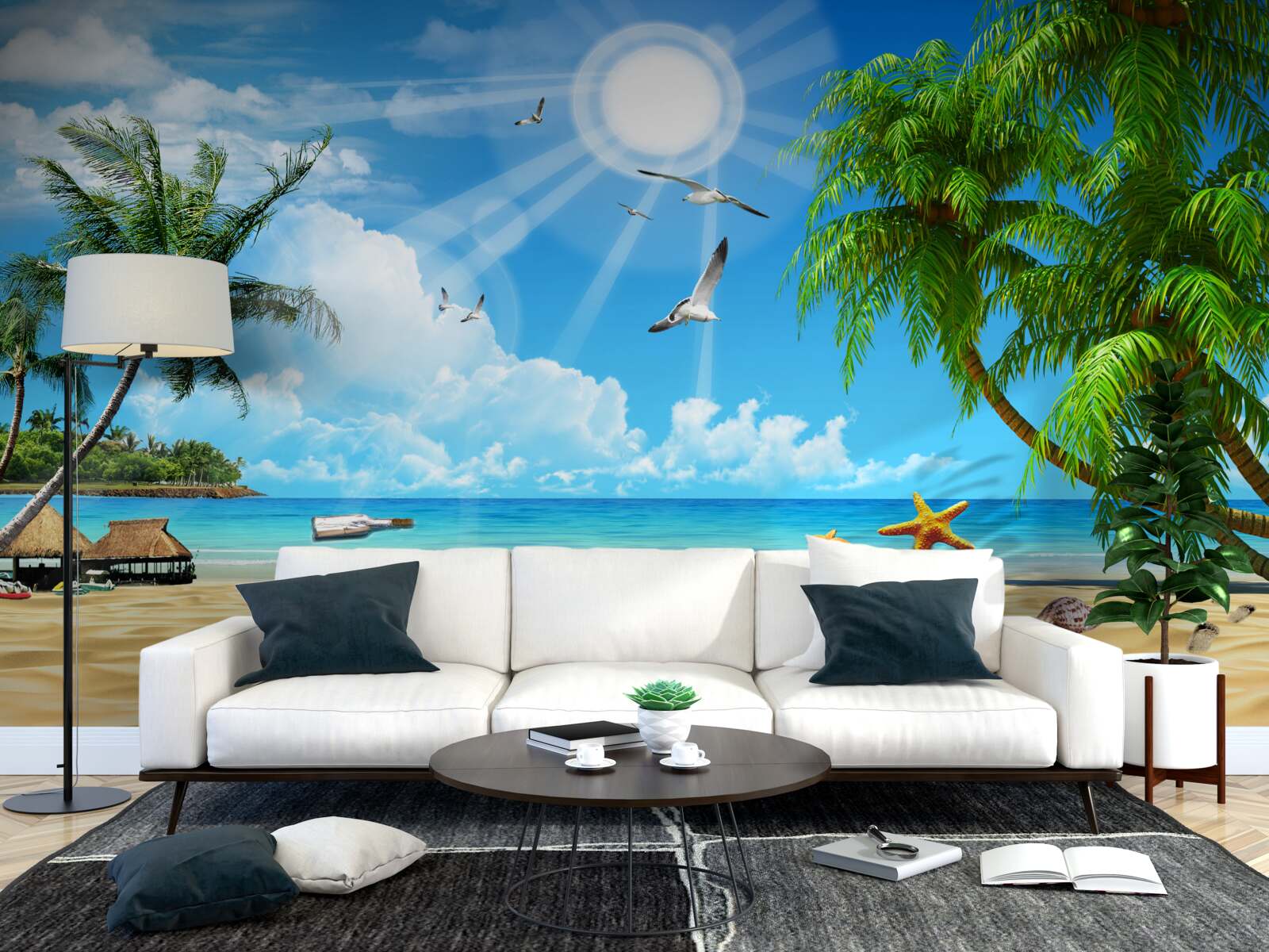 Fototapeta pokojné útulné miesto pri vode