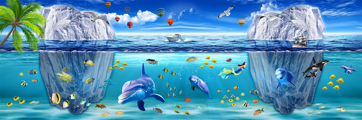 Fototapeta podmorské morské druhy