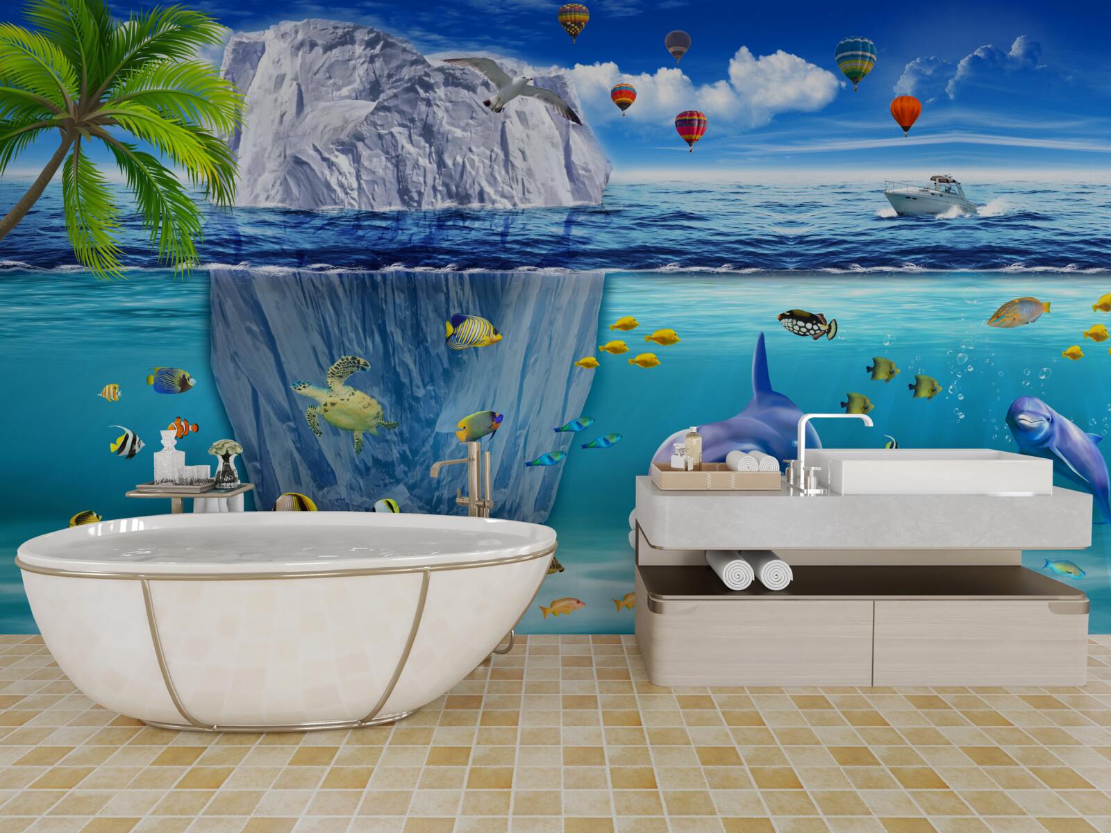 Fototapeta podmorské morské druhy