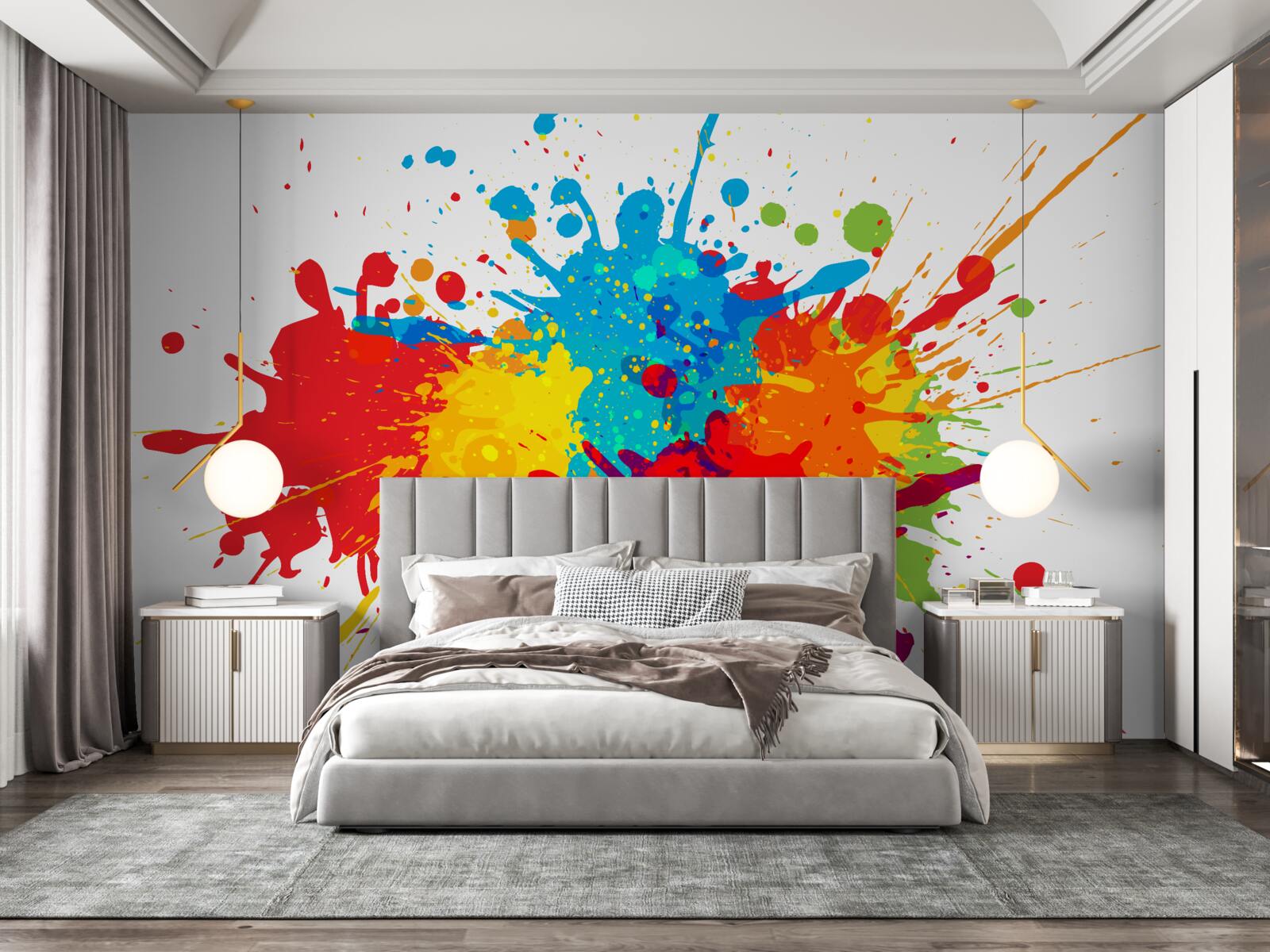 Fototapeta výbuch jasných odtieňov