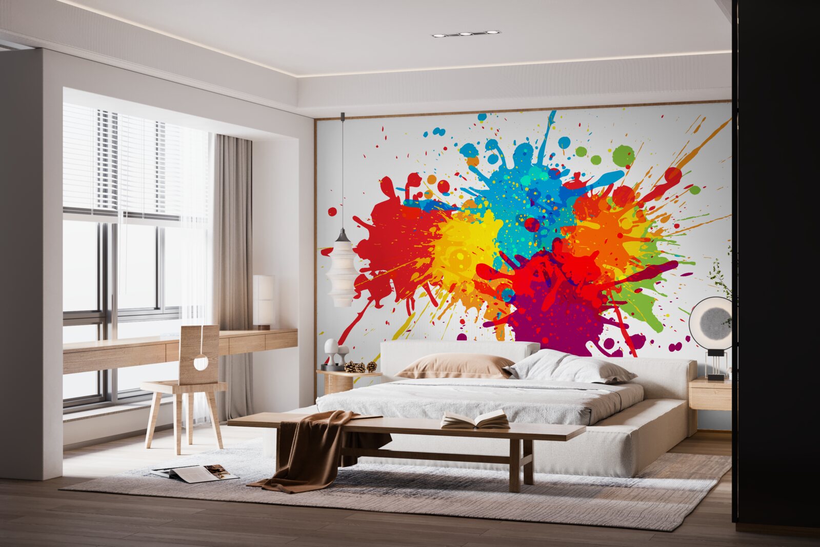 Fototapeta výbuch jasných odtieňov