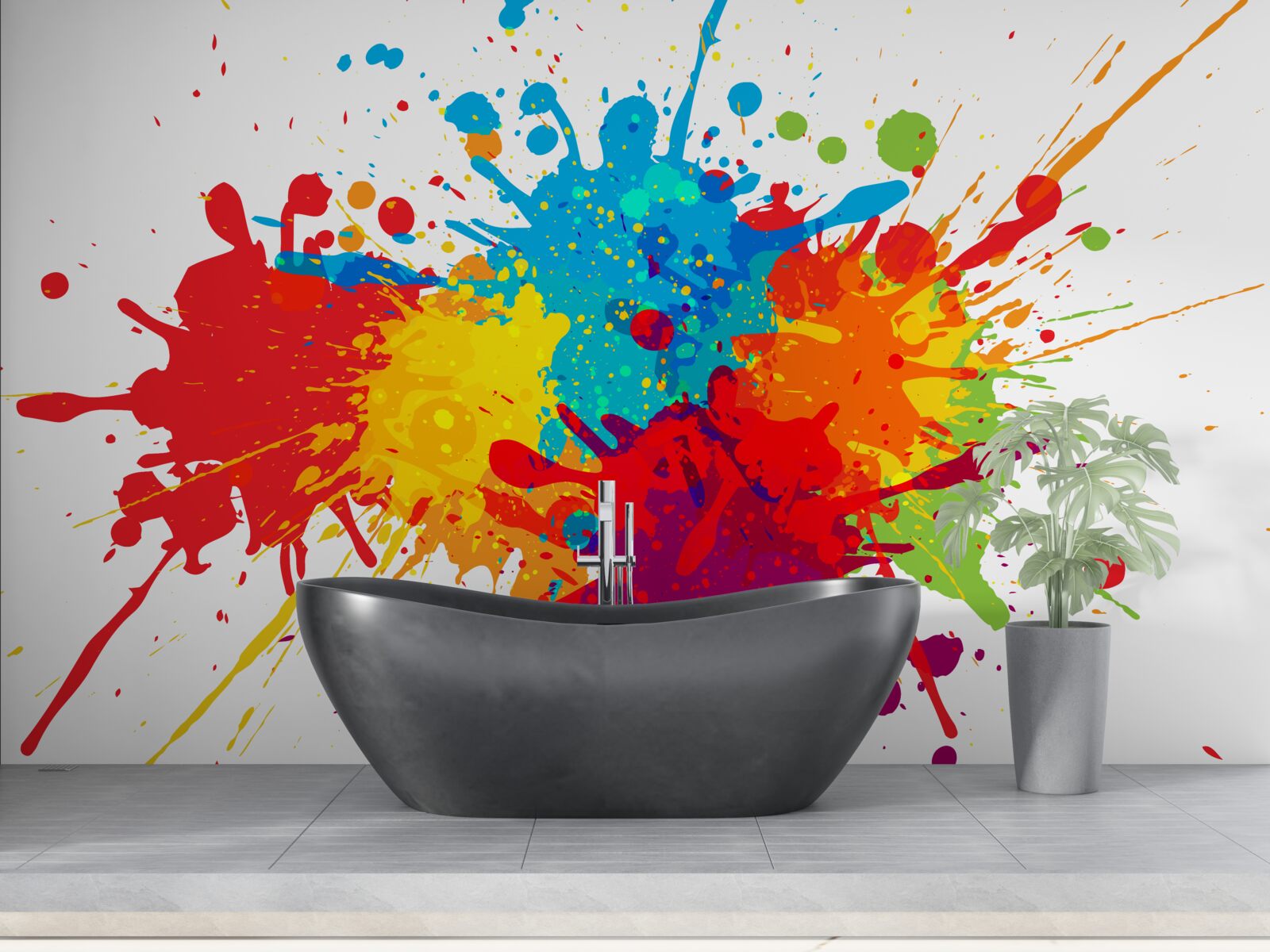 Fototapeta výbuch jasných odtieňov