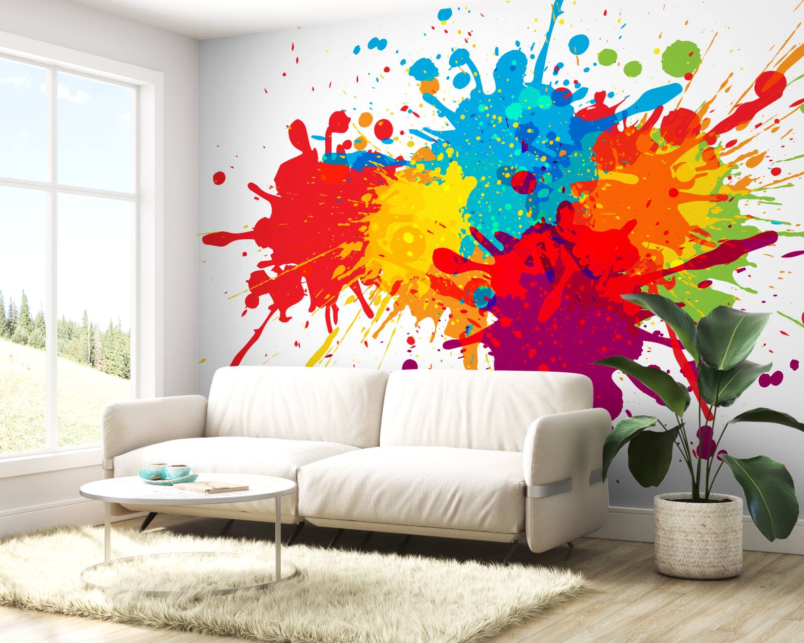 Fototapeta výbuch jasných odtieňov