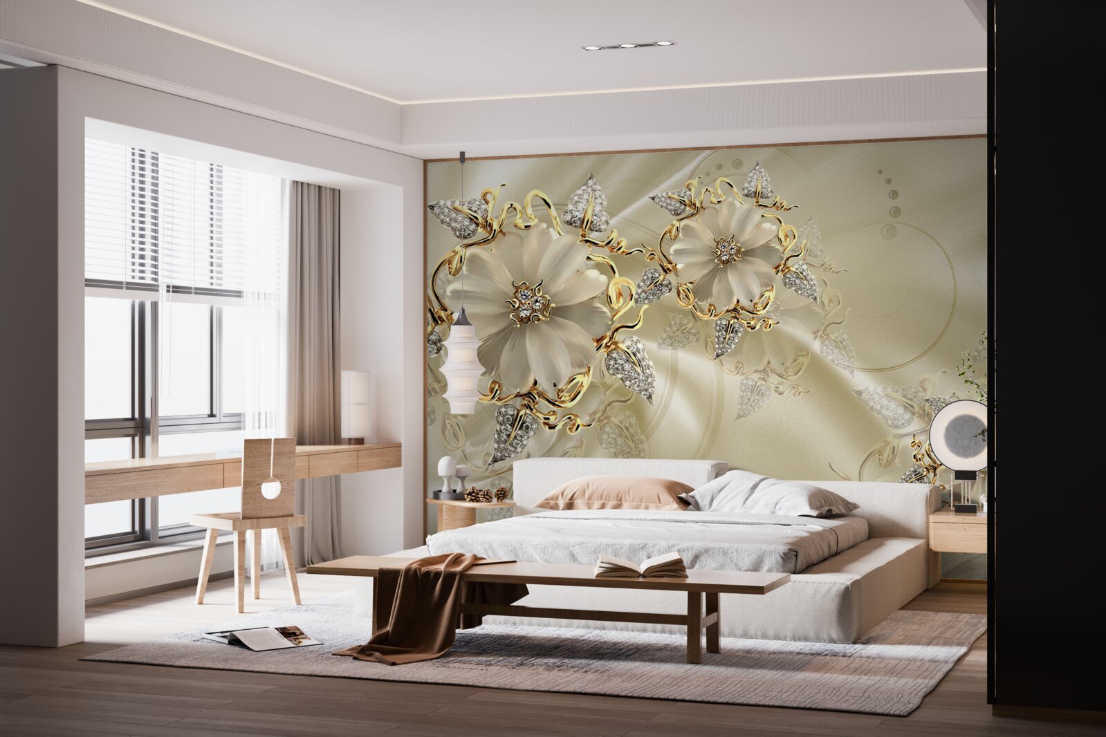 Fototapeta fascinujúca brošňa z drahých kovov