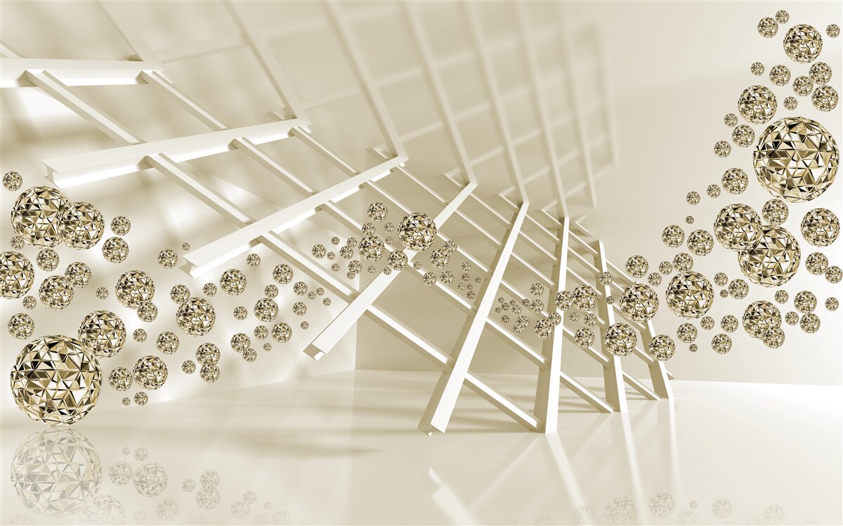 Fototapeta lopty s brilantným odrazom