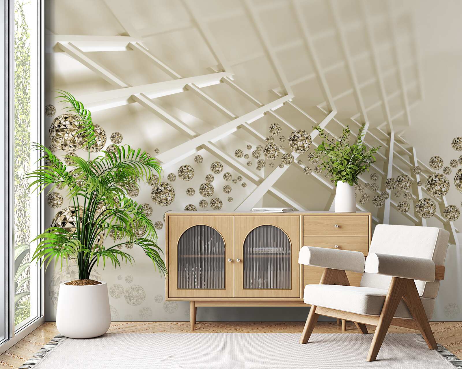 Fototapeta lopty s brilantným odrazom