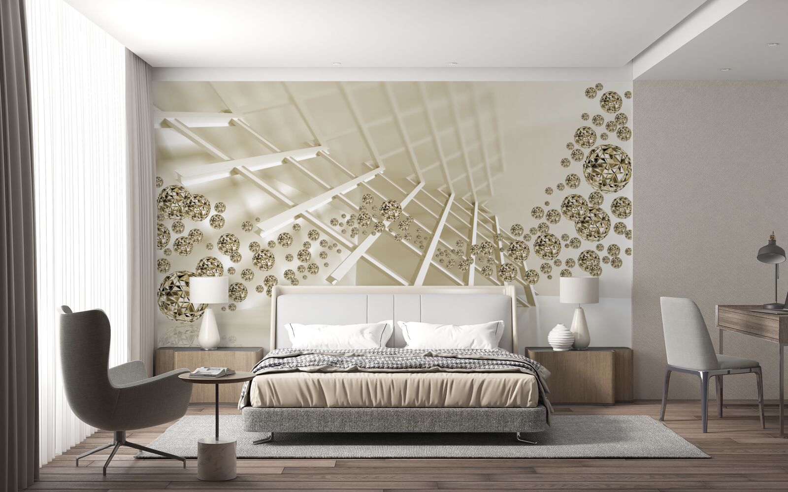 Fototapeta lopty s brilantným odrazom