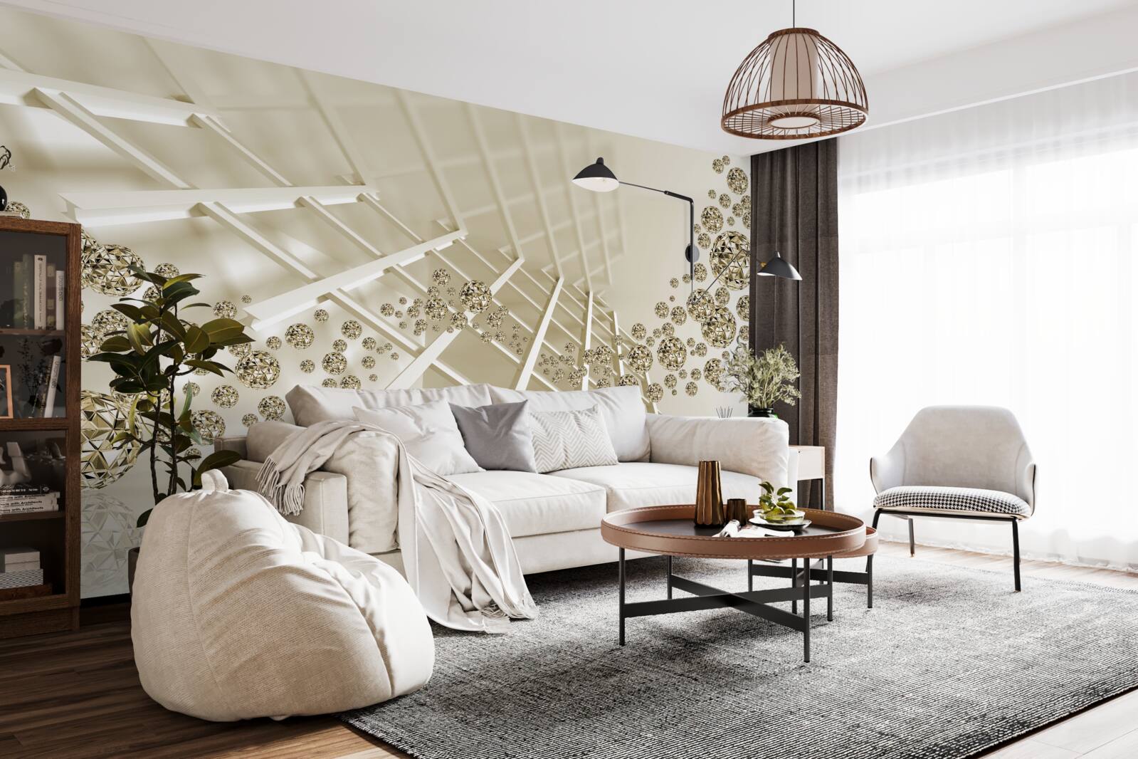 Fototapeta lopty s brilantným odrazom