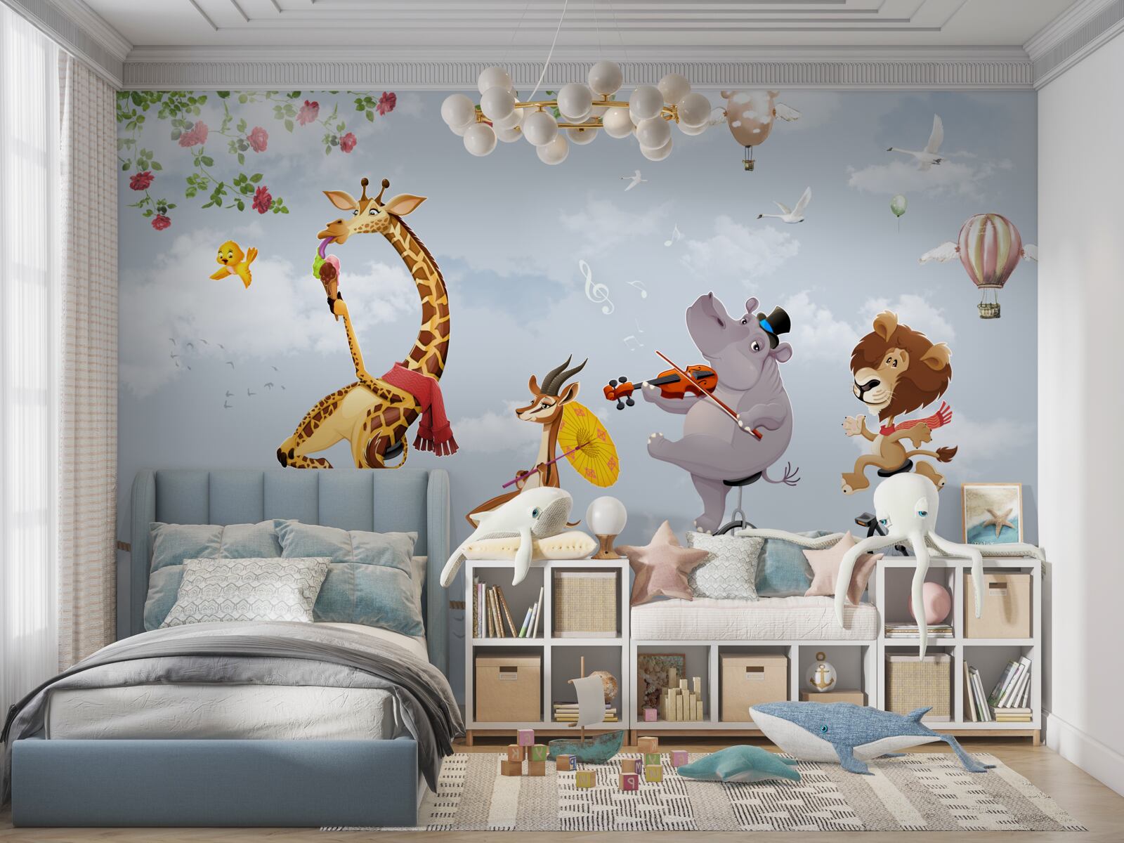 Fototapeta cirkusové zvieratá na lane