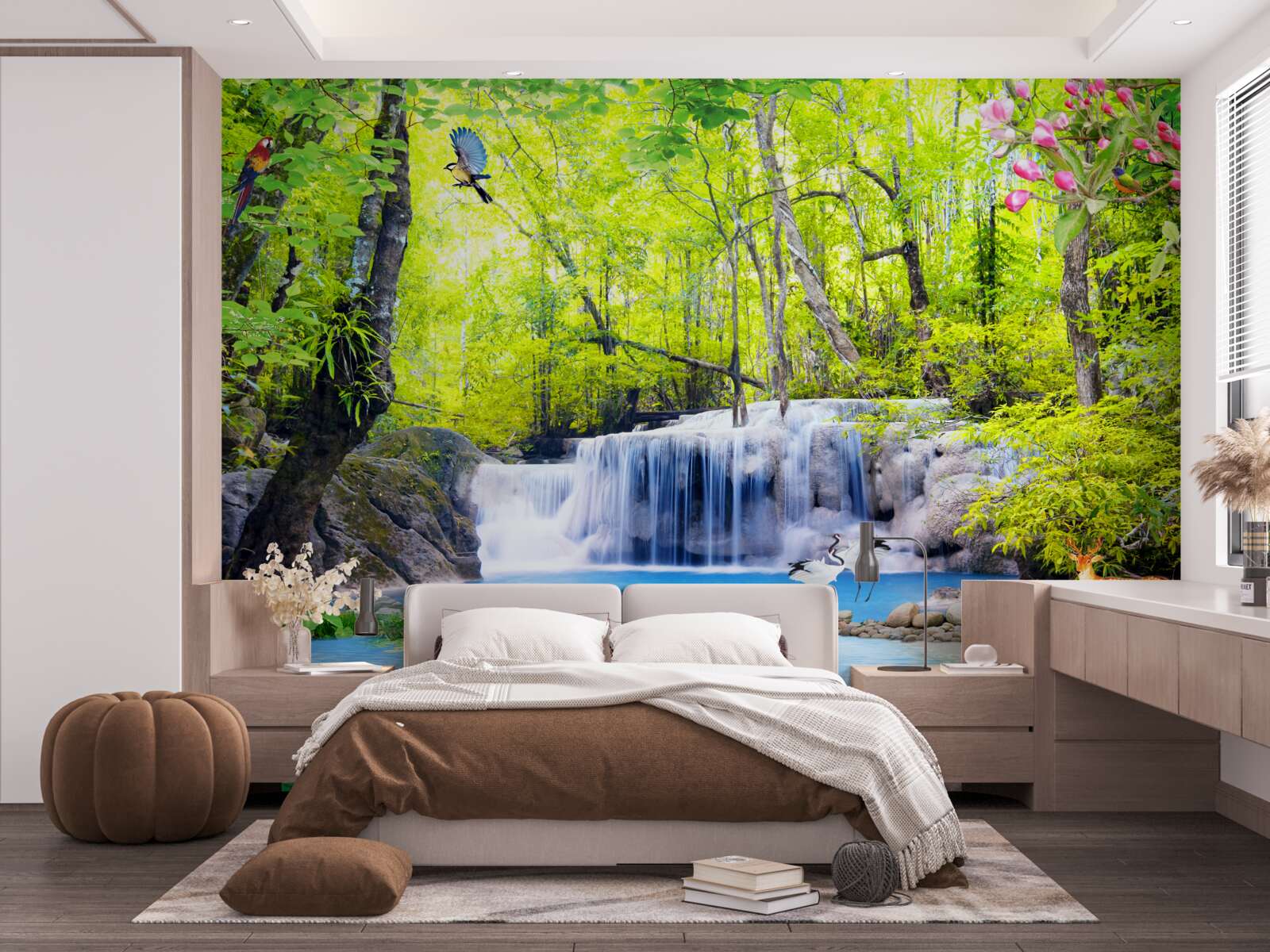 Fototapeta letný vodopád má čaro prírody