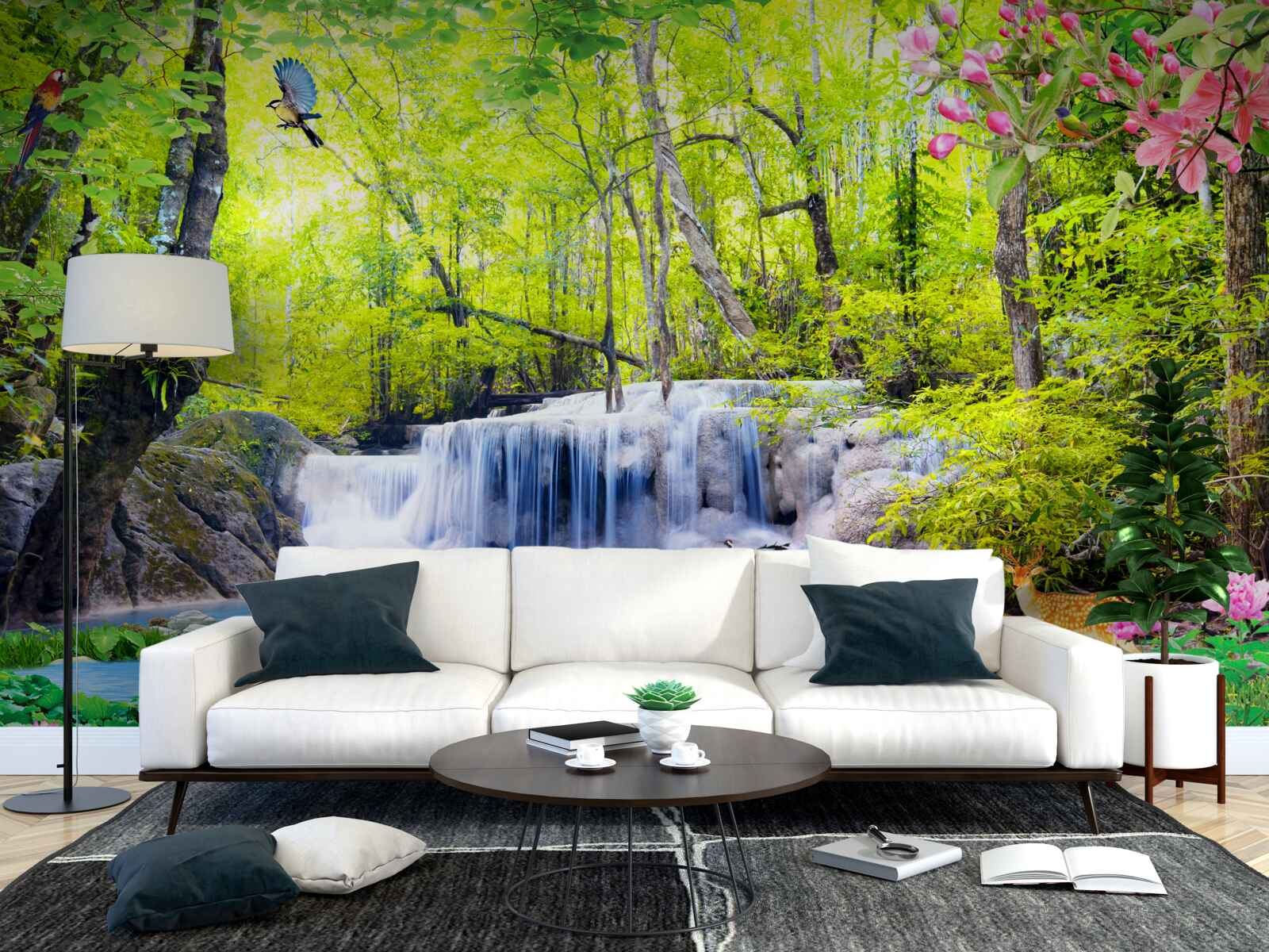 Fototapeta letný vodopád má čaro prírody