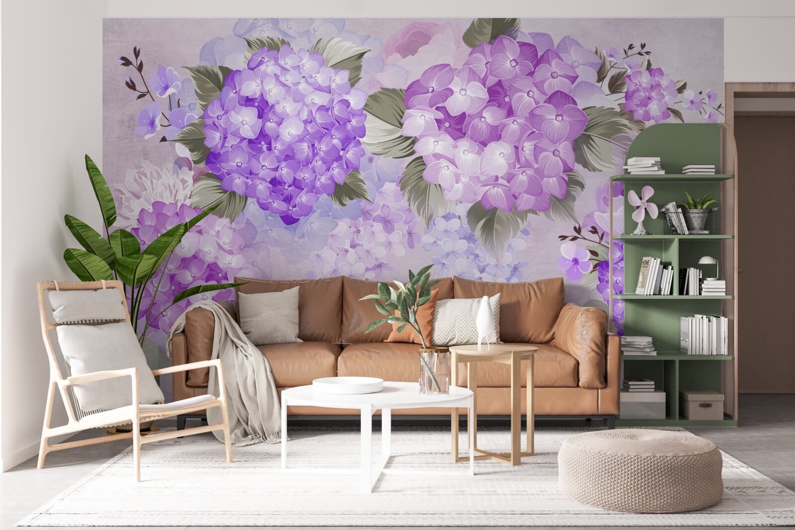 Fototapeta farebná kombinácia v odtieňoch fialovej