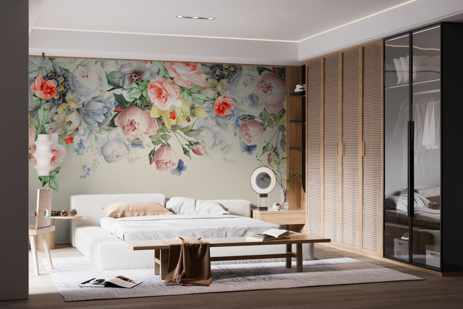 Fototapeta oslnivá rozmanitosť kvetinového papiera