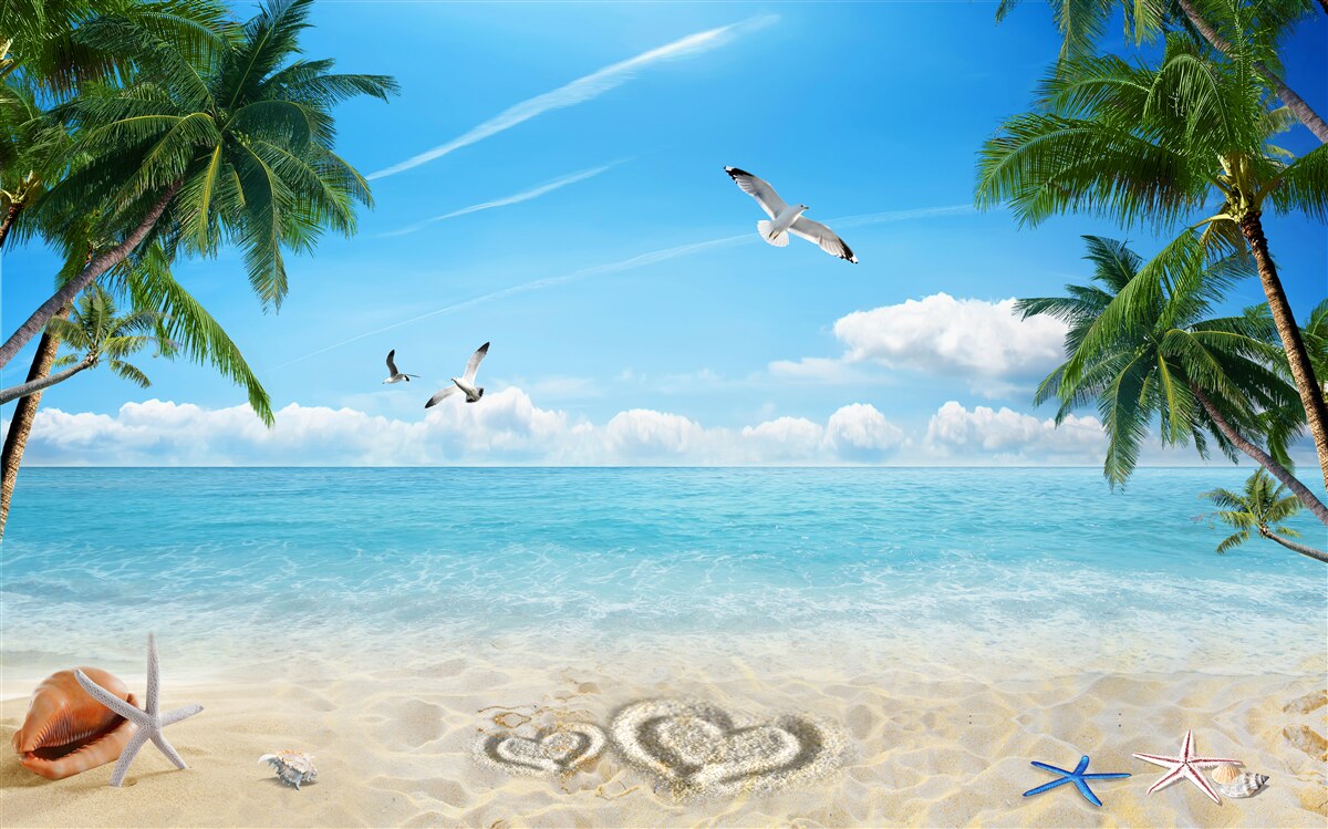 Fototapeta oceán a piesočná pláž