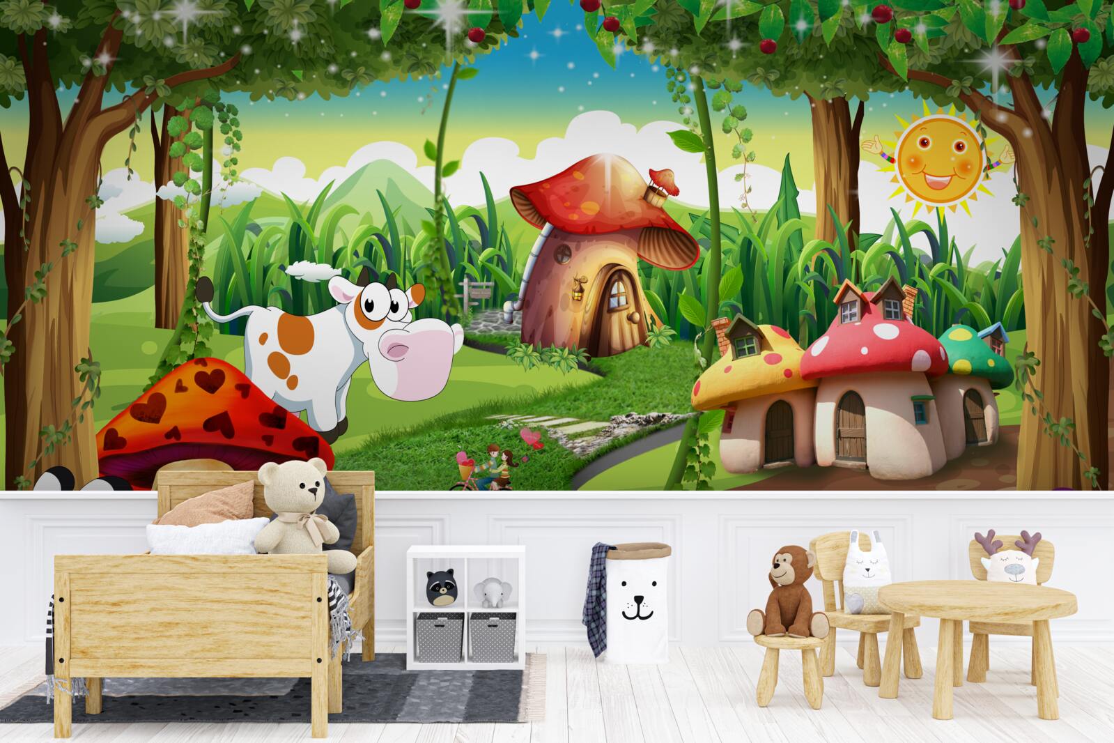 Fototapeta čarovné chatrče vo vodcovi