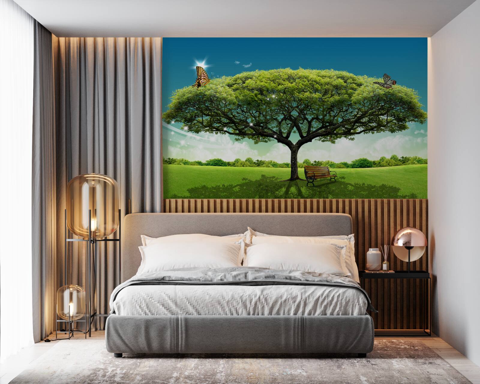 Fototapeta Na čistinke žije zdravý strom života