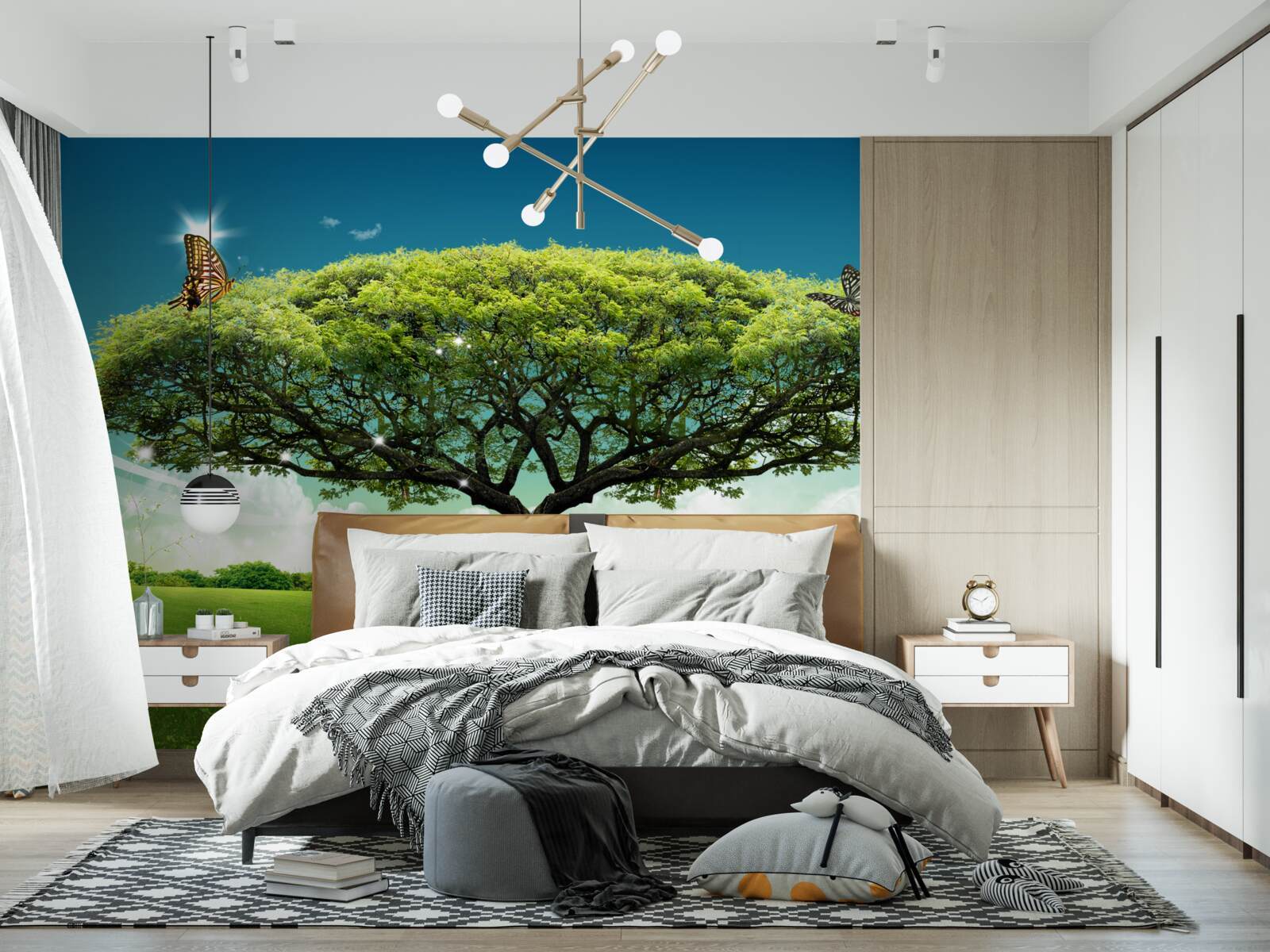 Fototapeta Na čistinke žije zdravý strom života