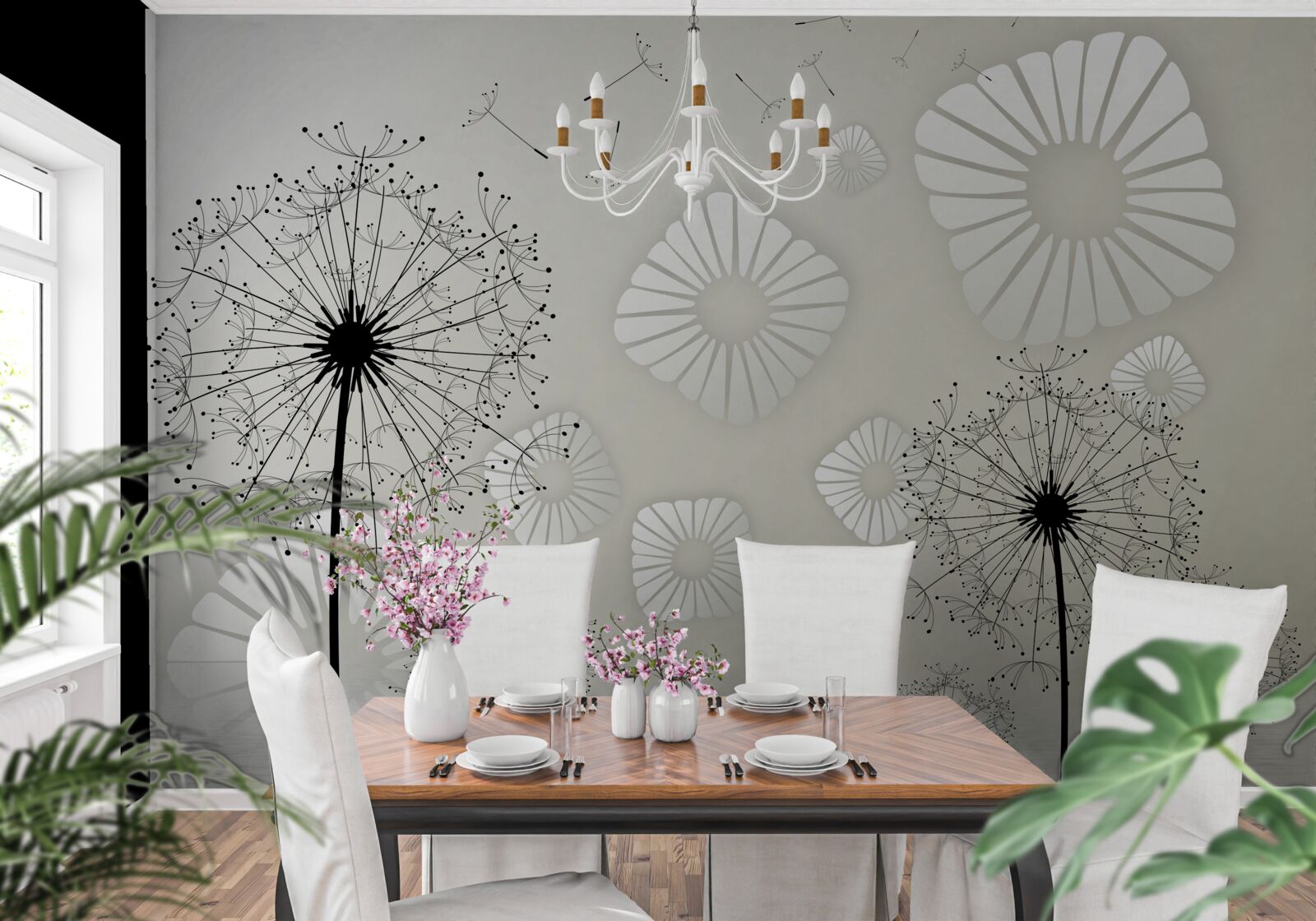 Fototapeta púpava pri východe slnka