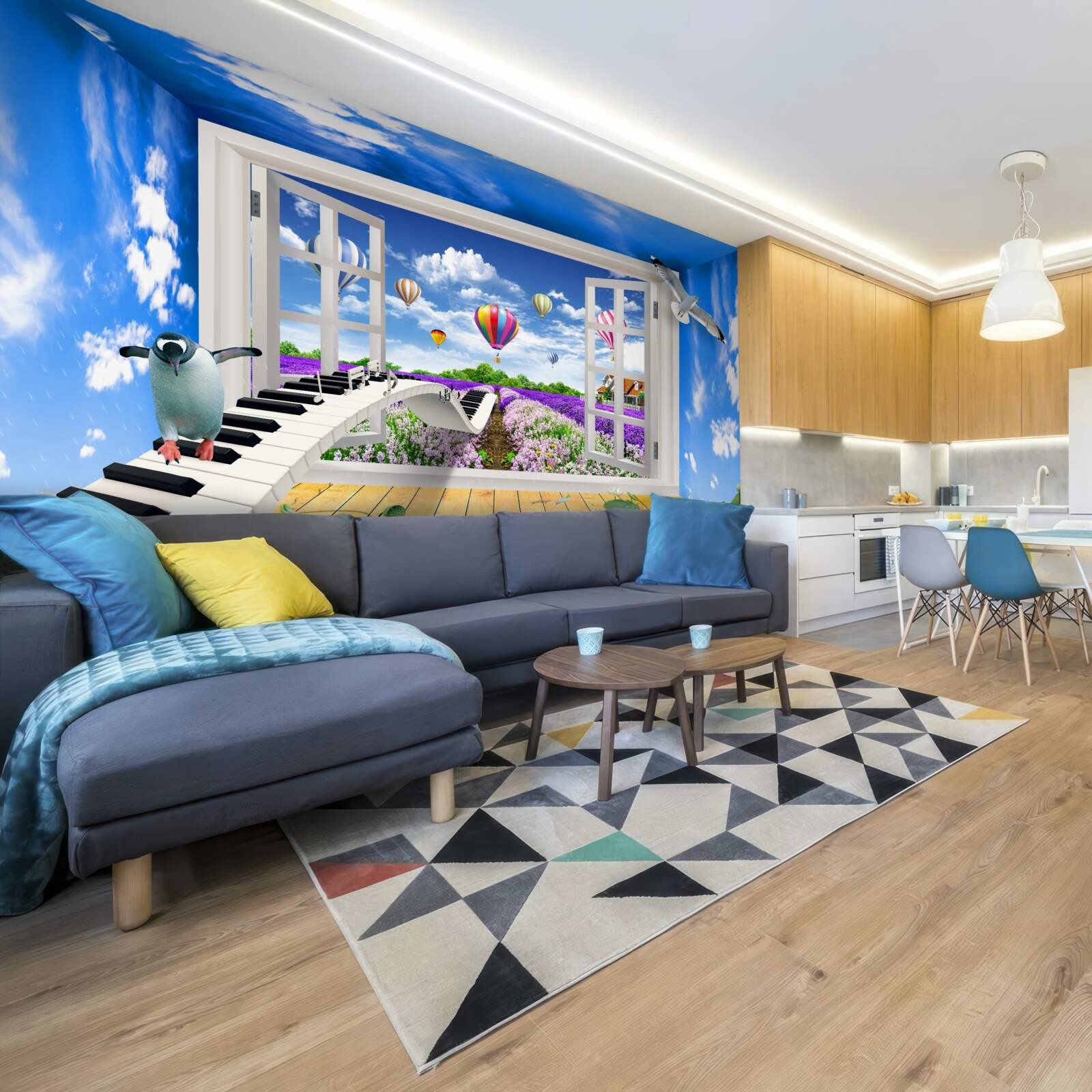 Fototapeta svetlé okno muzikálnosti