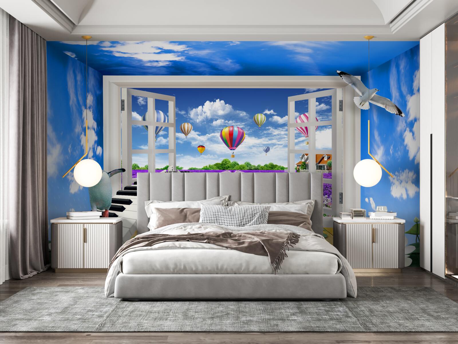 Fototapeta svetlé okno muzikálnosti