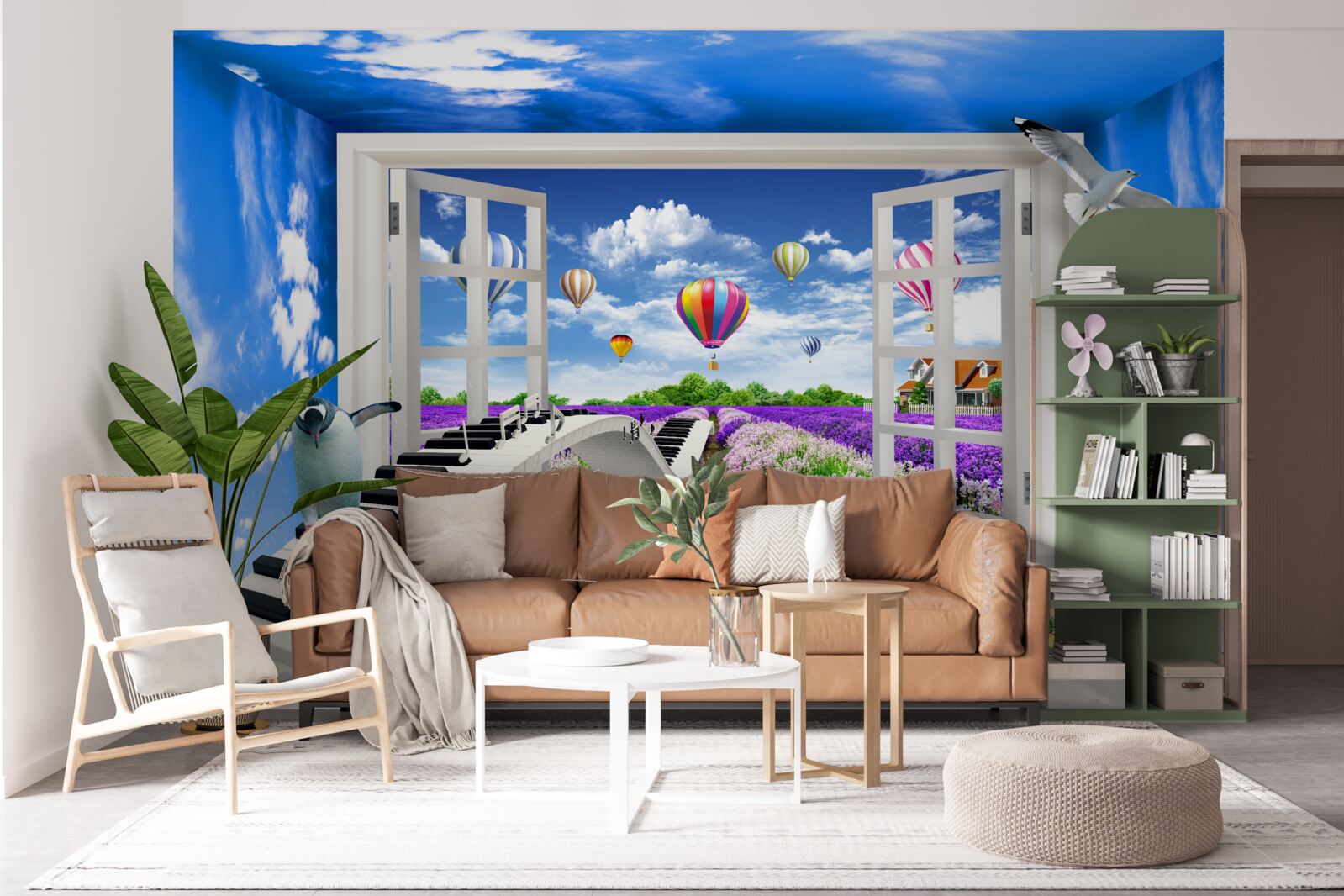 Fototapeta svetlé okno muzikálnosti