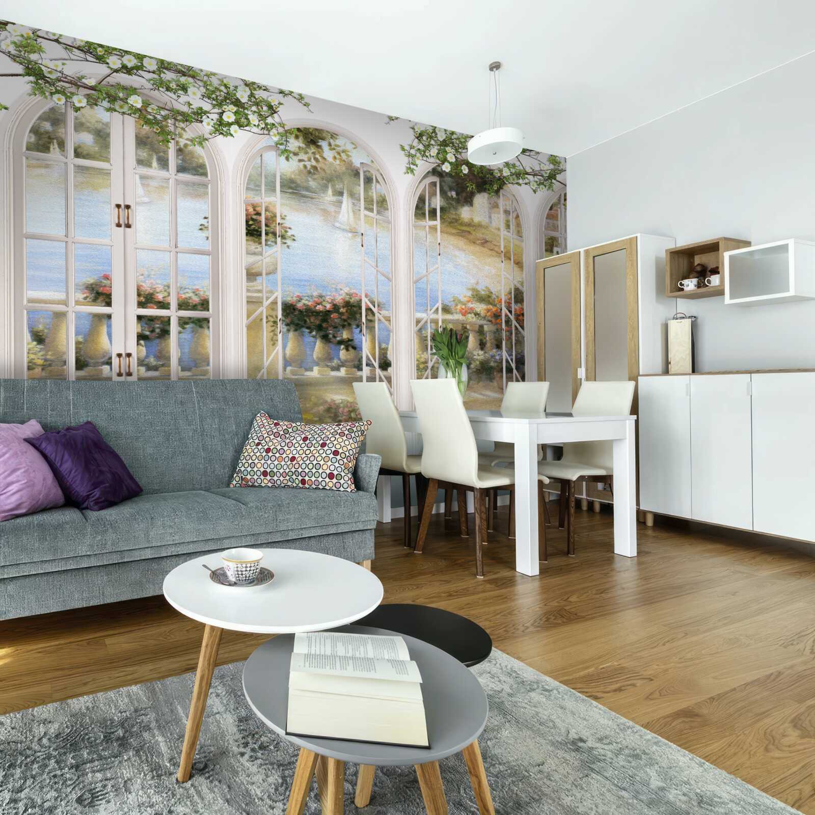 Fototapeta výhľad z okien do zálivu