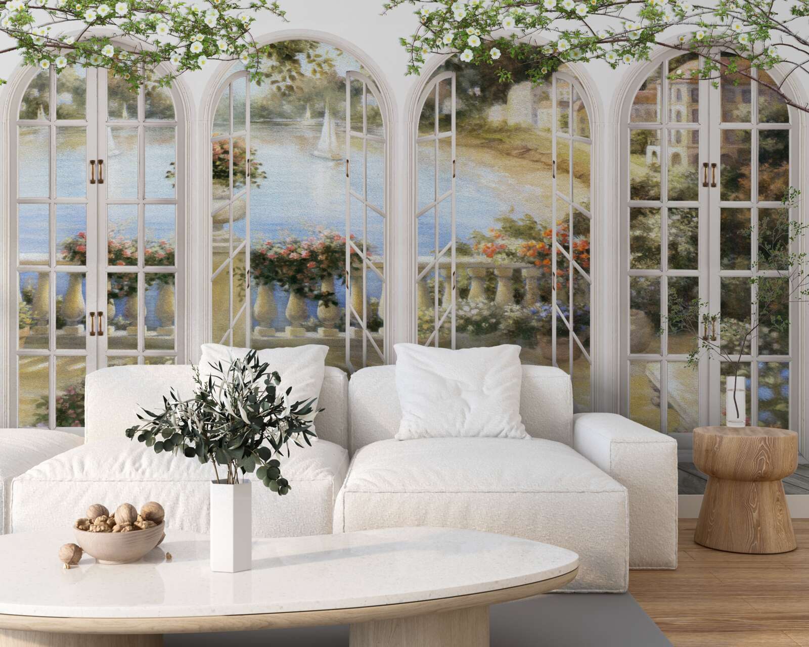 Fototapeta výhľad z okien do zálivu