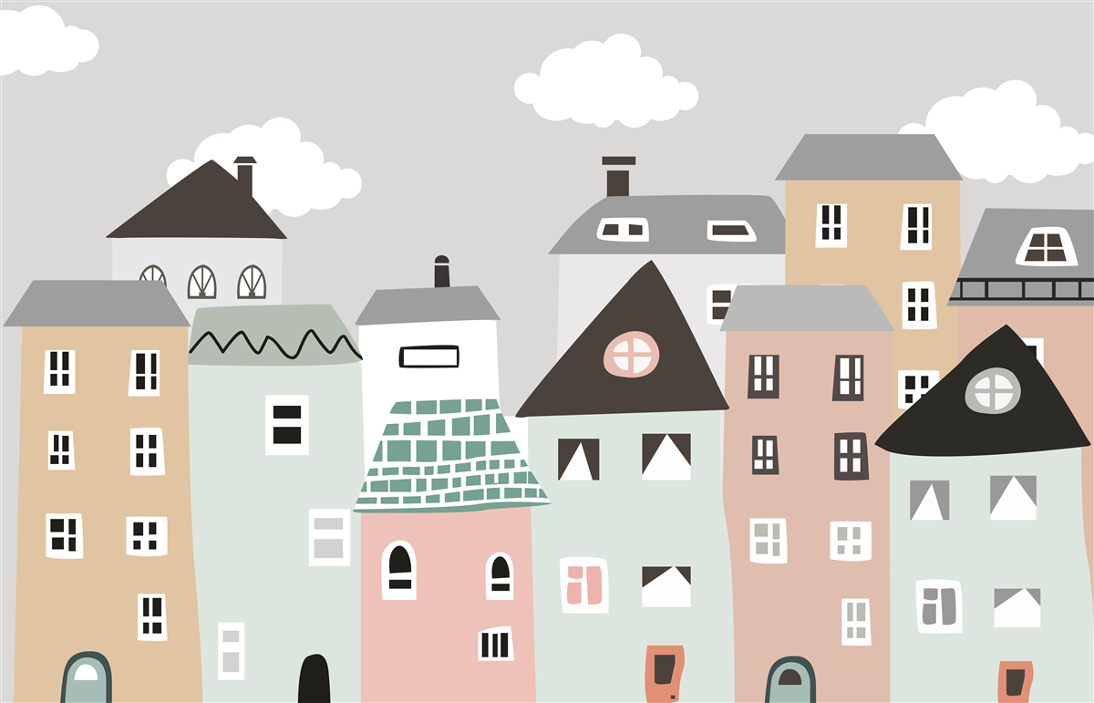 Fototapeta unikátne obytné budovy