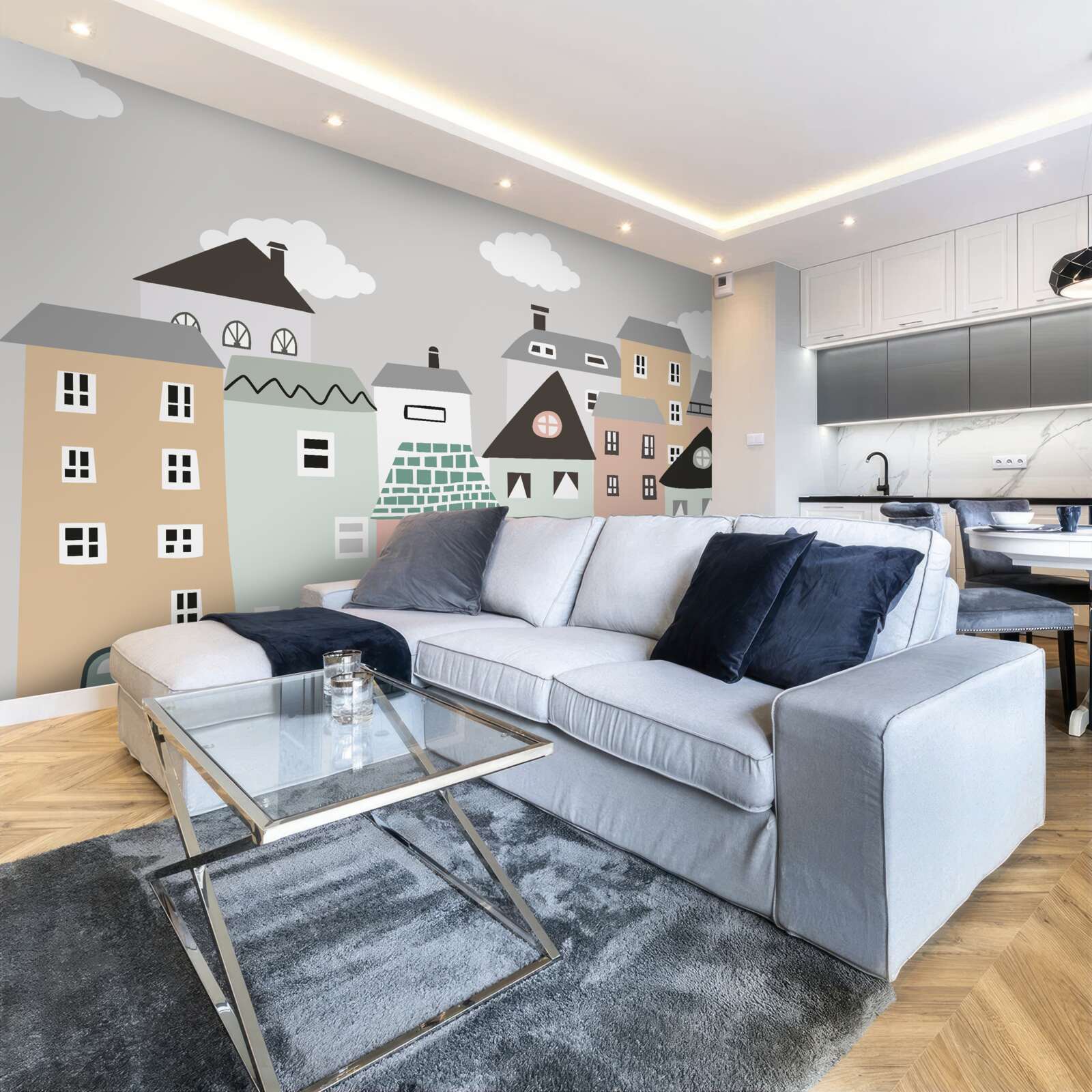 Fototapeta unikátne obytné budovy