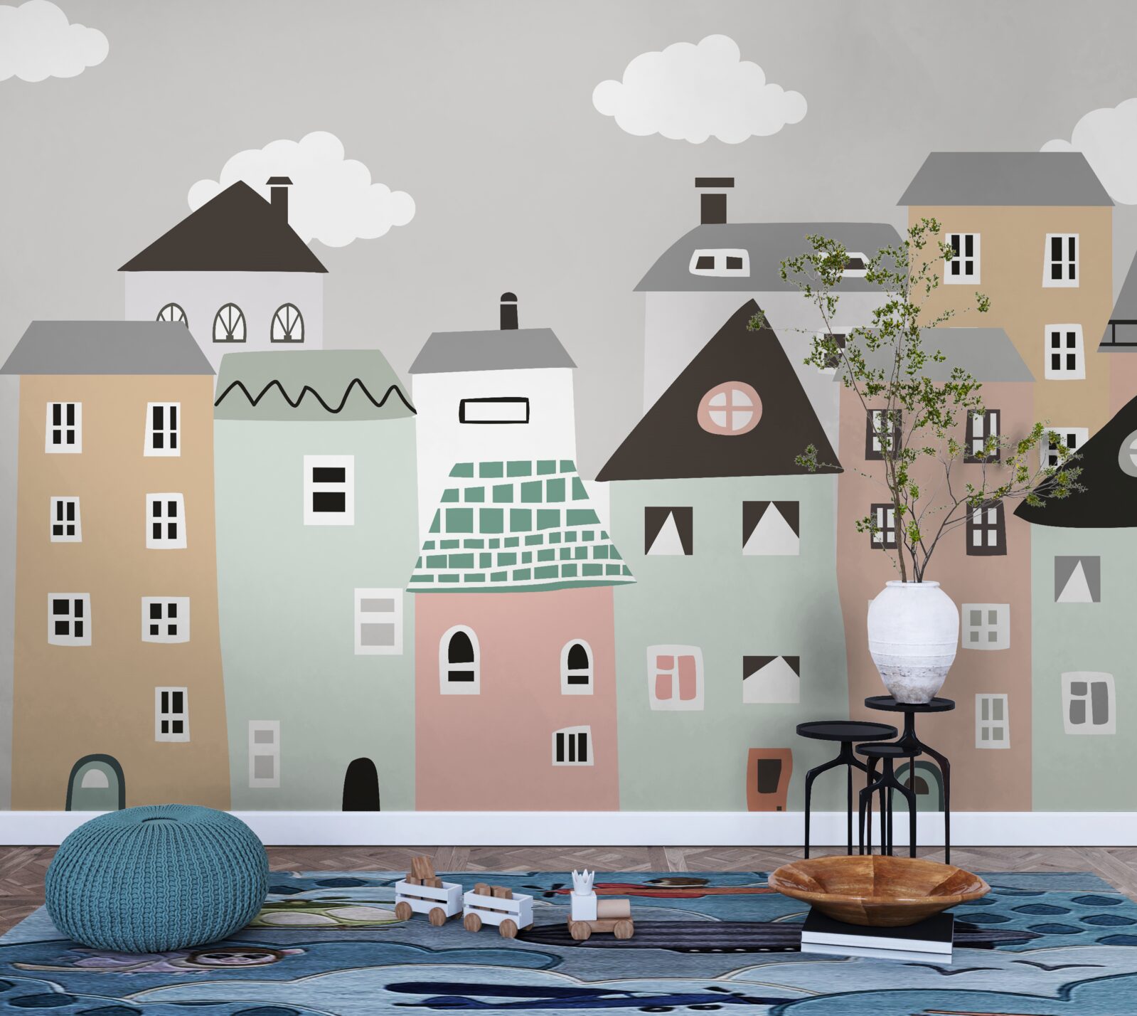 Fototapeta unikátne obytné budovy