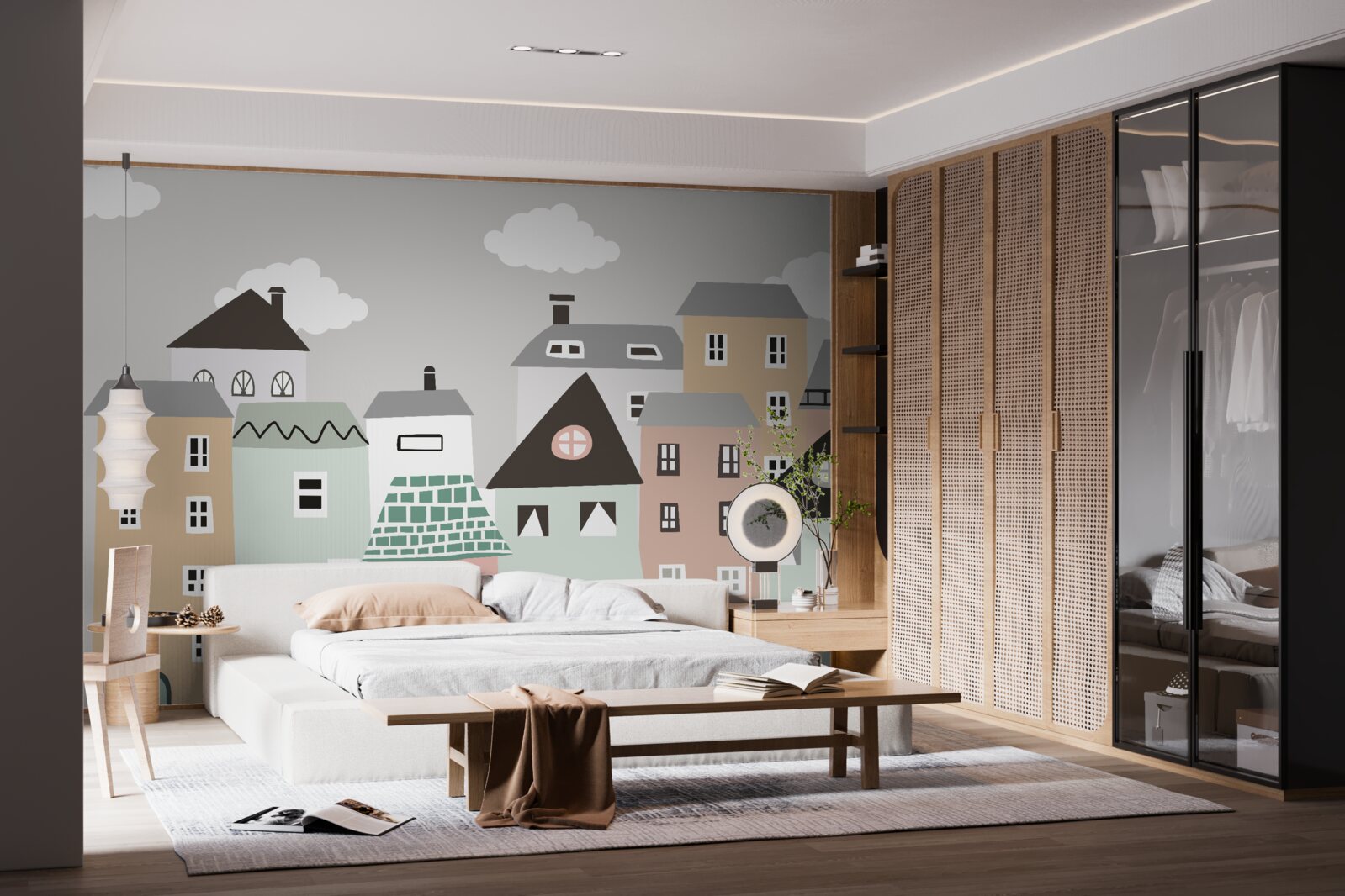 Fototapeta unikátne obytné budovy