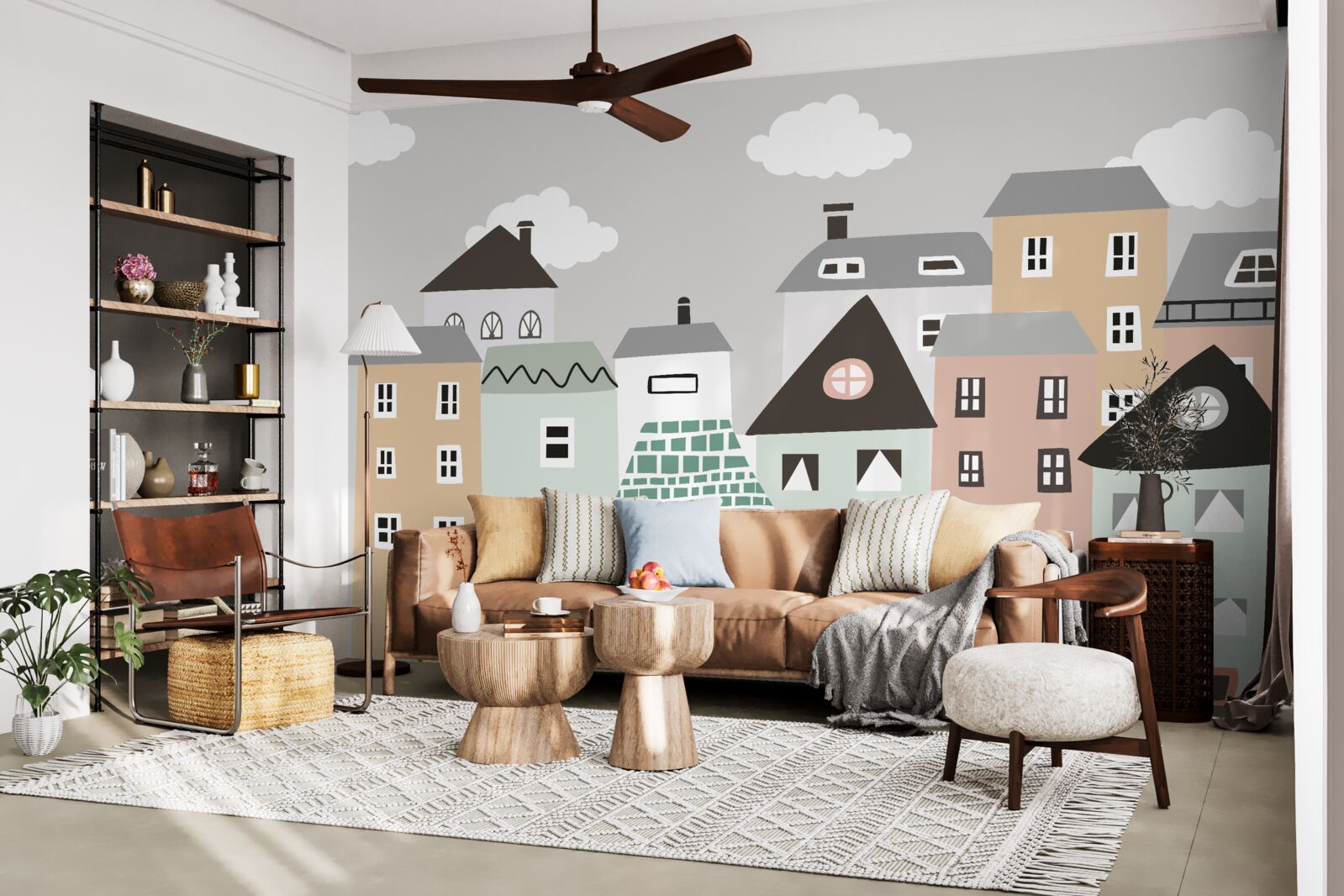 Fototapeta unikátne obytné budovy