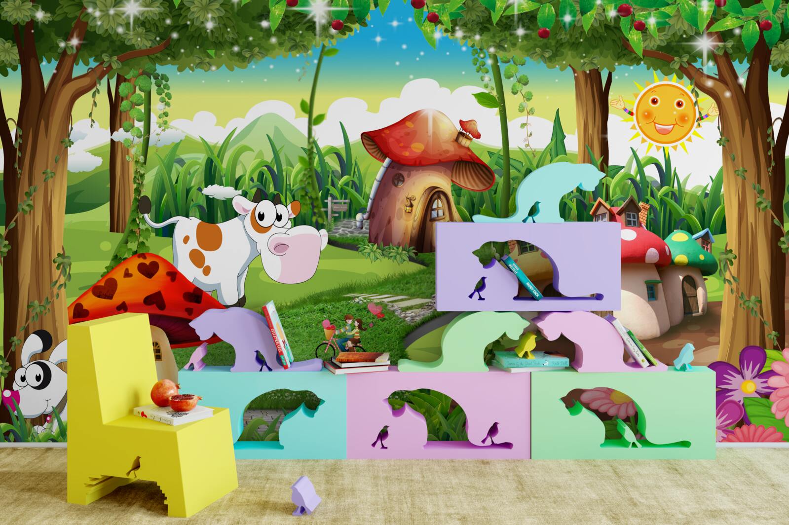 Fototapeta magické kráľovstvo pre deti