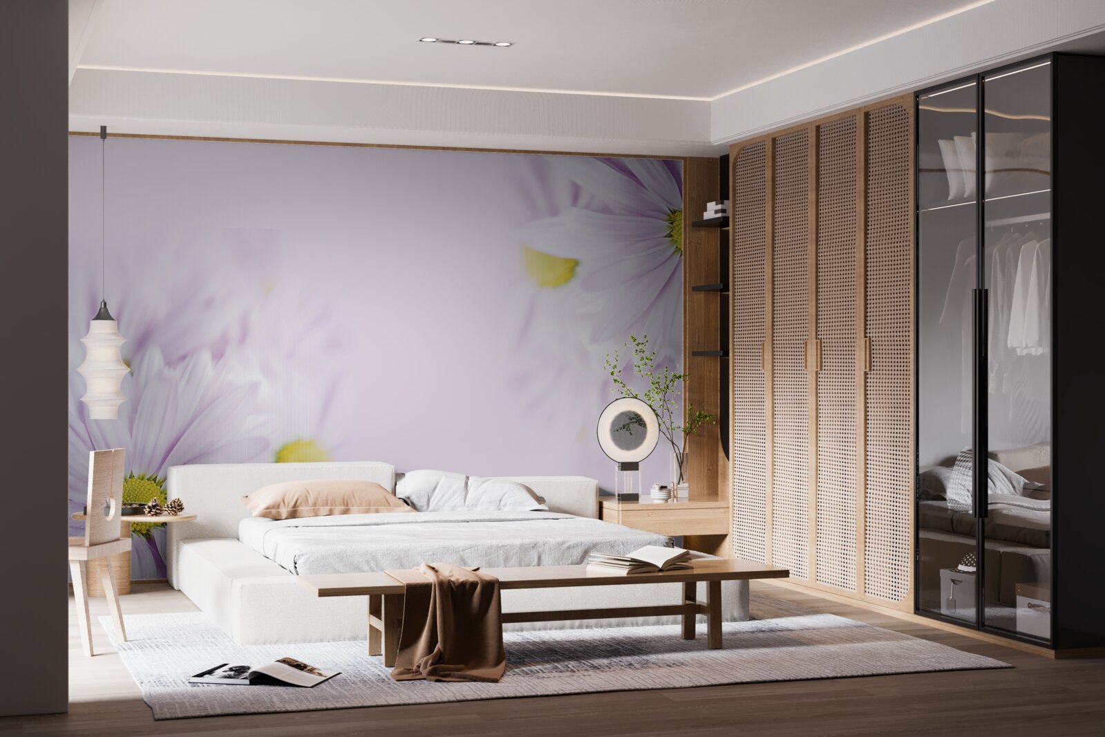 Fototapeta rafinované snehobiele sedmokrásky