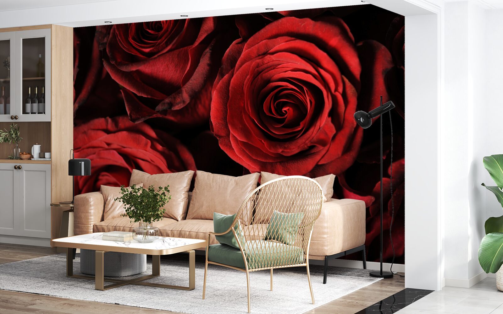 Fototapeta červená ruža je stelesnením krásy