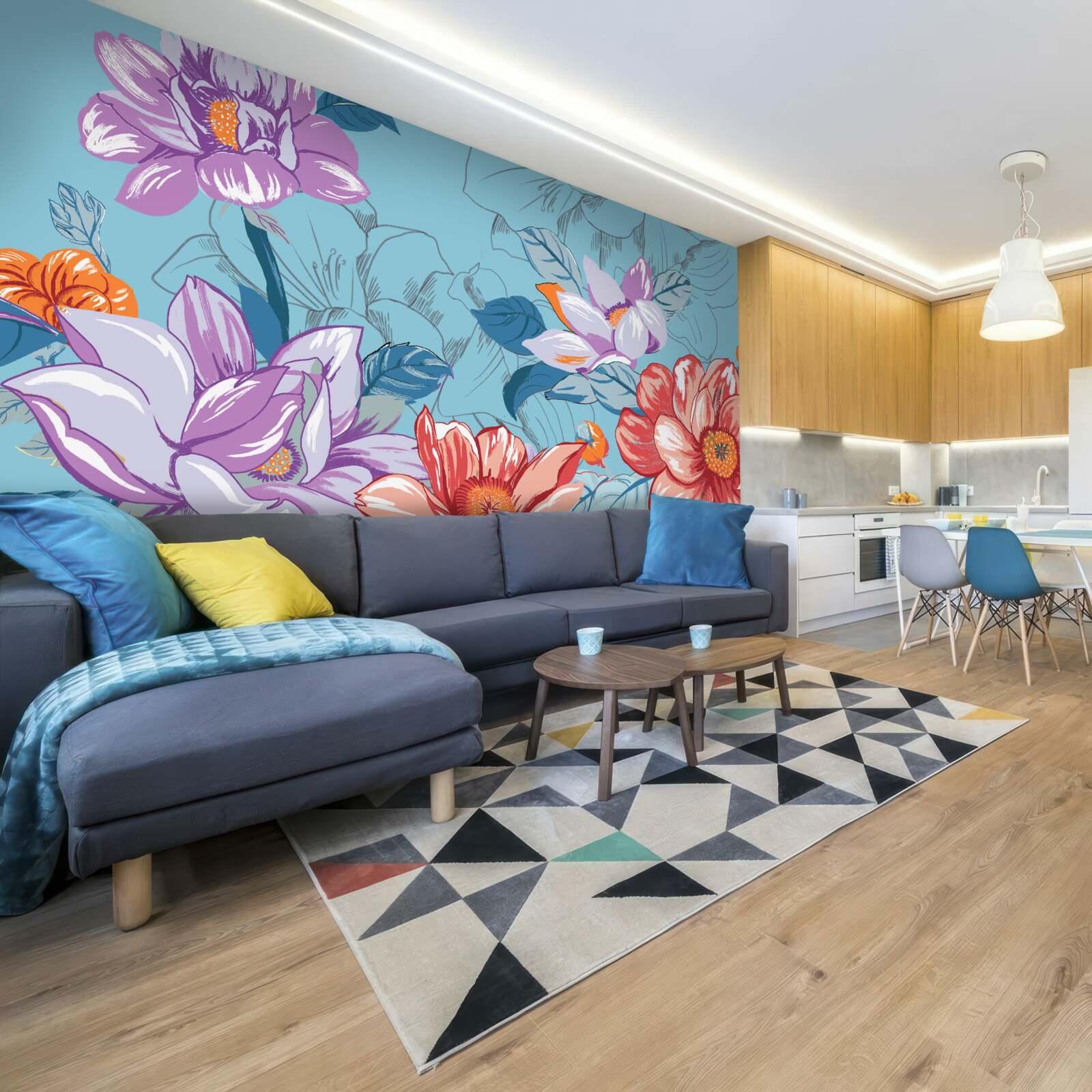 Fototapeta Kvety potešia svojou krásou zblízka