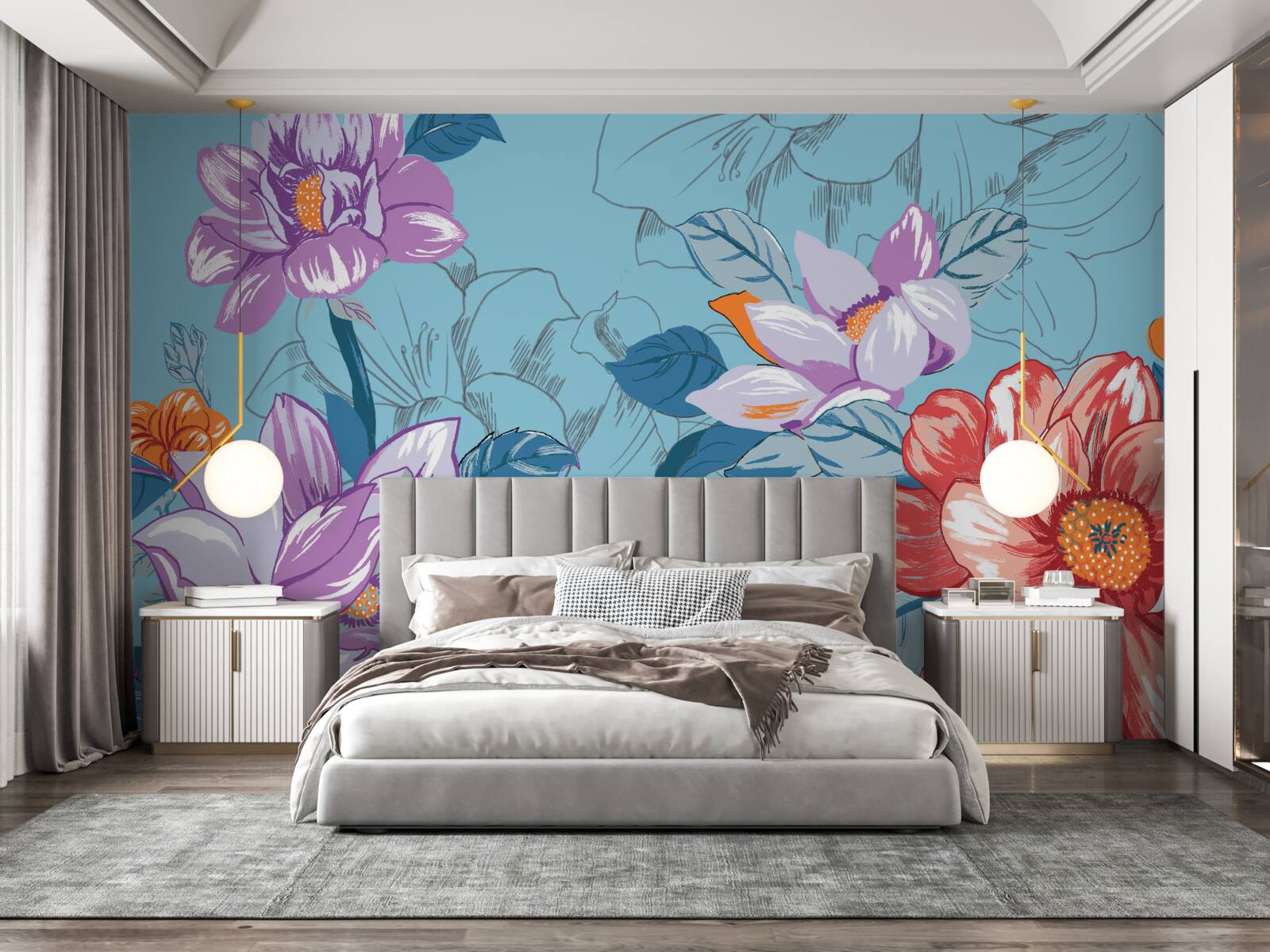 Fototapeta Kvety potešia svojou krásou zblízka