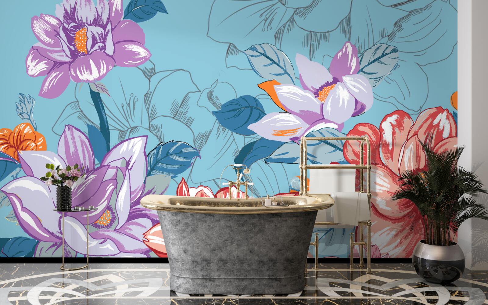 Fototapeta Kvety potešia svojou krásou zblízka