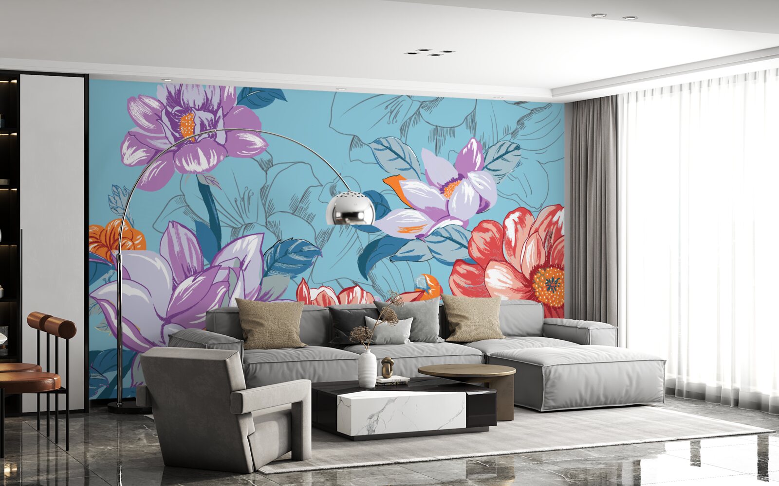 Fototapeta Kvety potešia svojou krásou zblízka