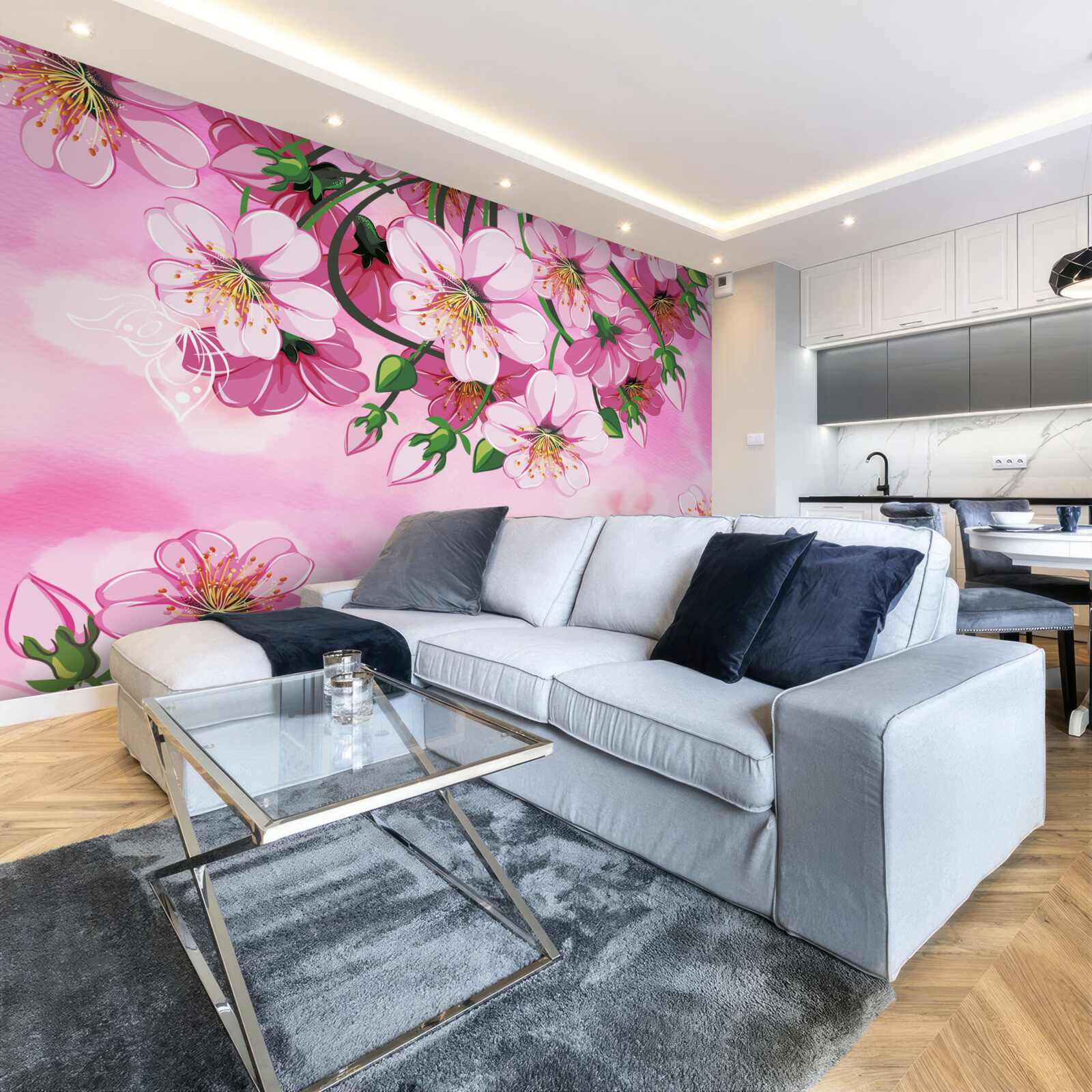 Fototapeta Japonské čerešňové kvety