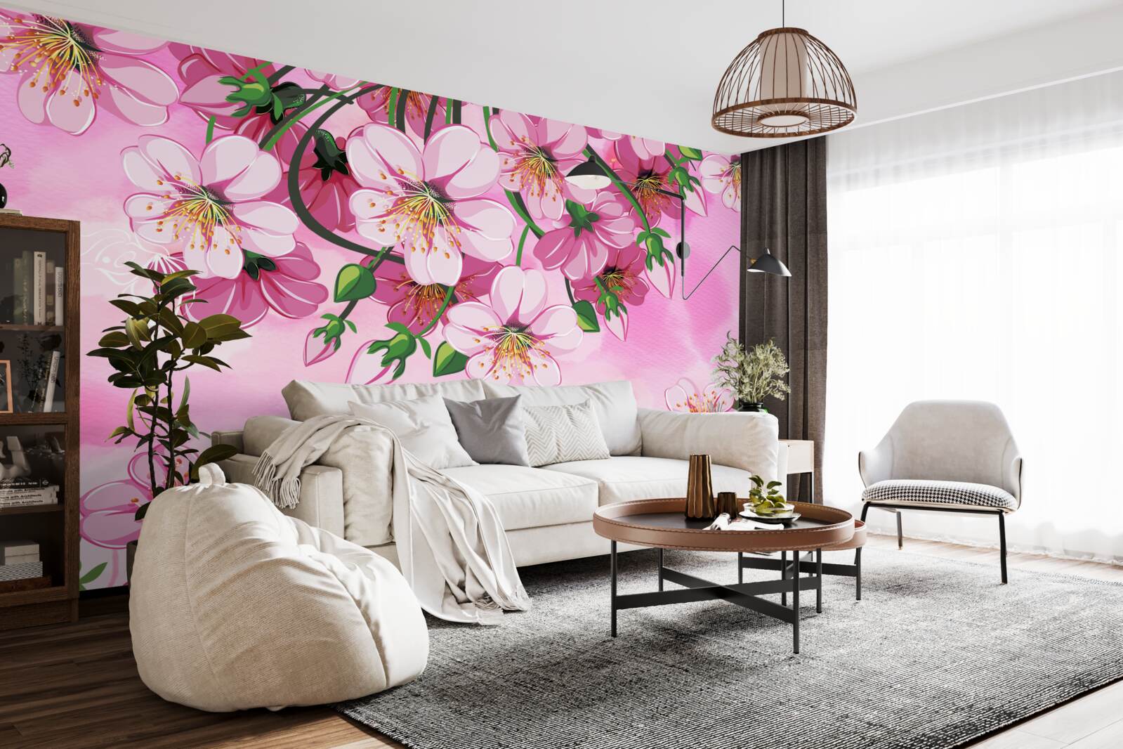 Fototapeta Japonské čerešňové kvety