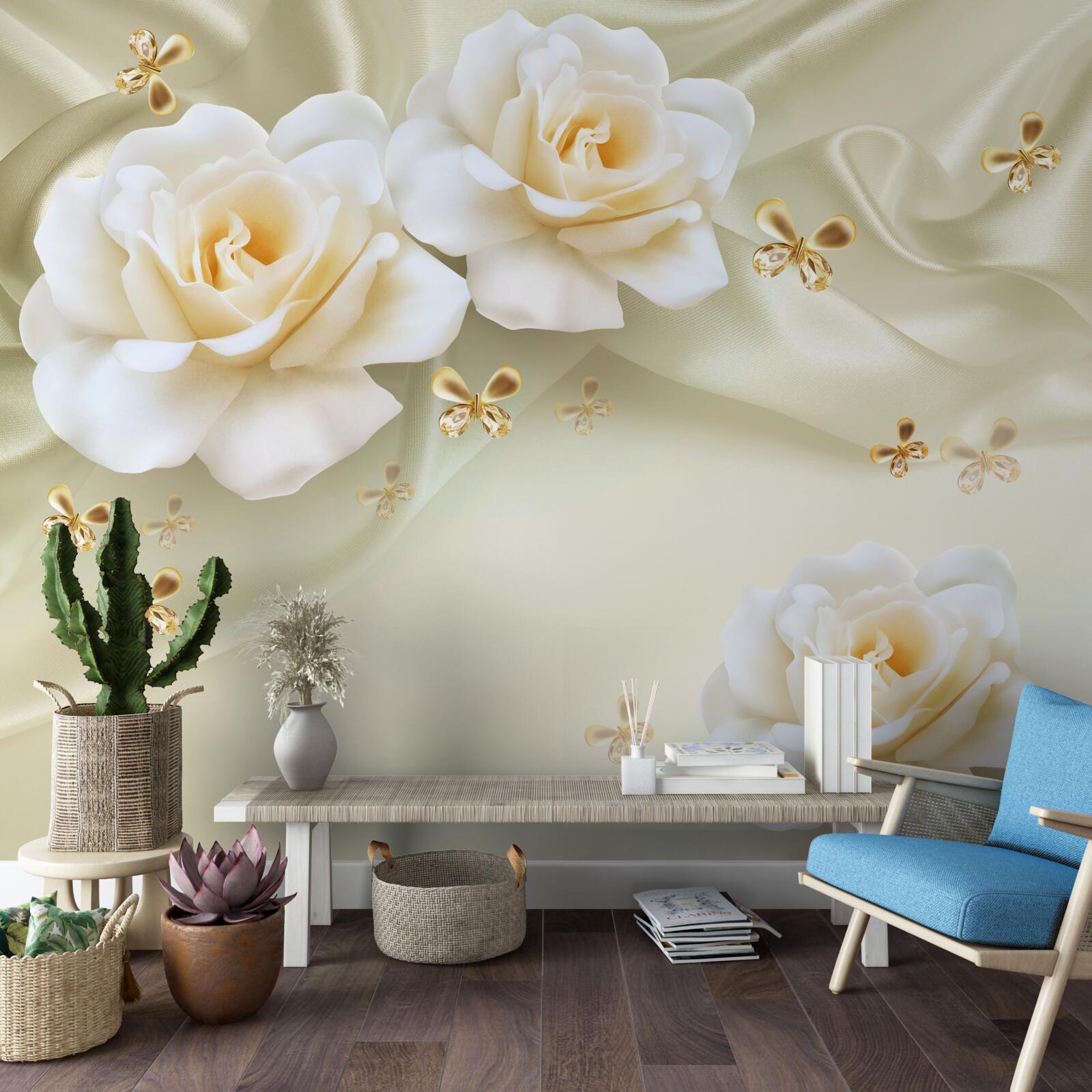 Fototapeta hodvábne tepelné ruže