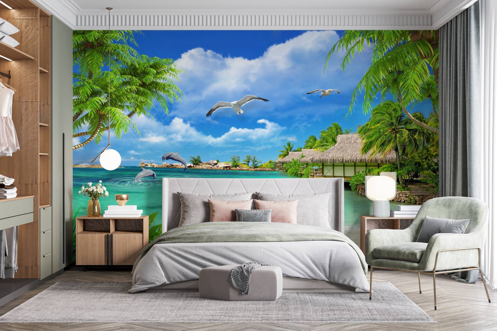 Fototapeta tropické pobrežie s azúrovou vodou