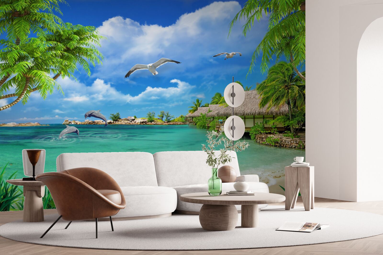 Fototapeta tropické pobrežie s azúrovou vodou