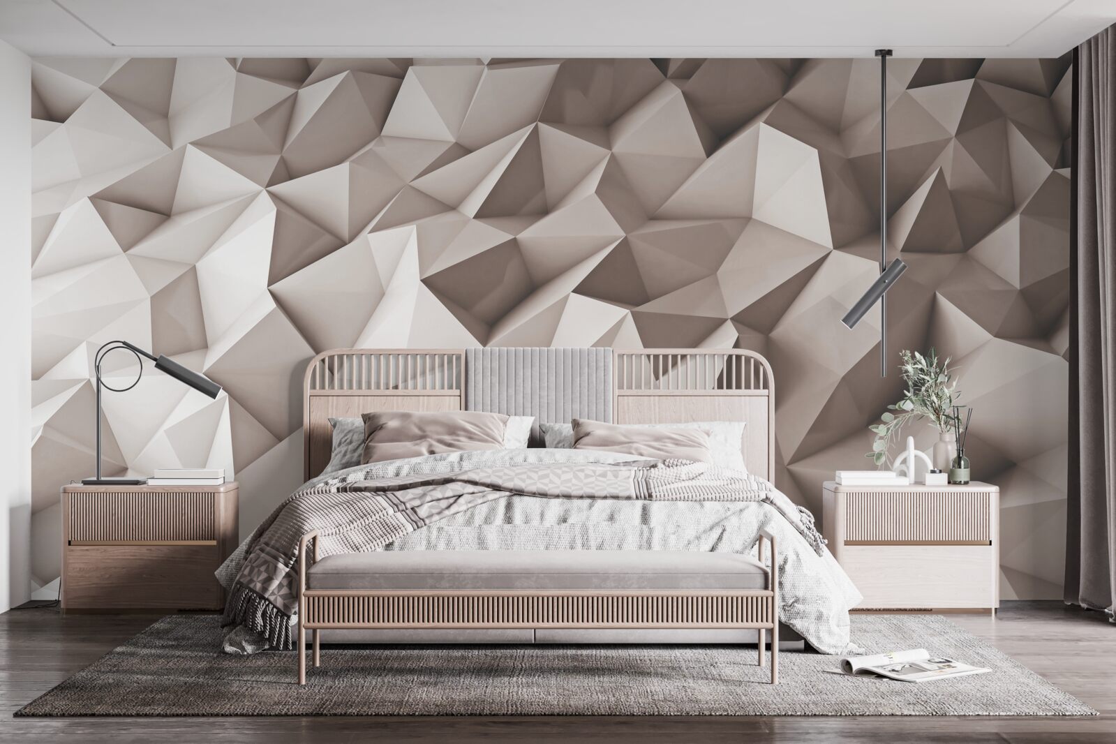 Fototapeta 3D modelovanie abstraktných tvarov