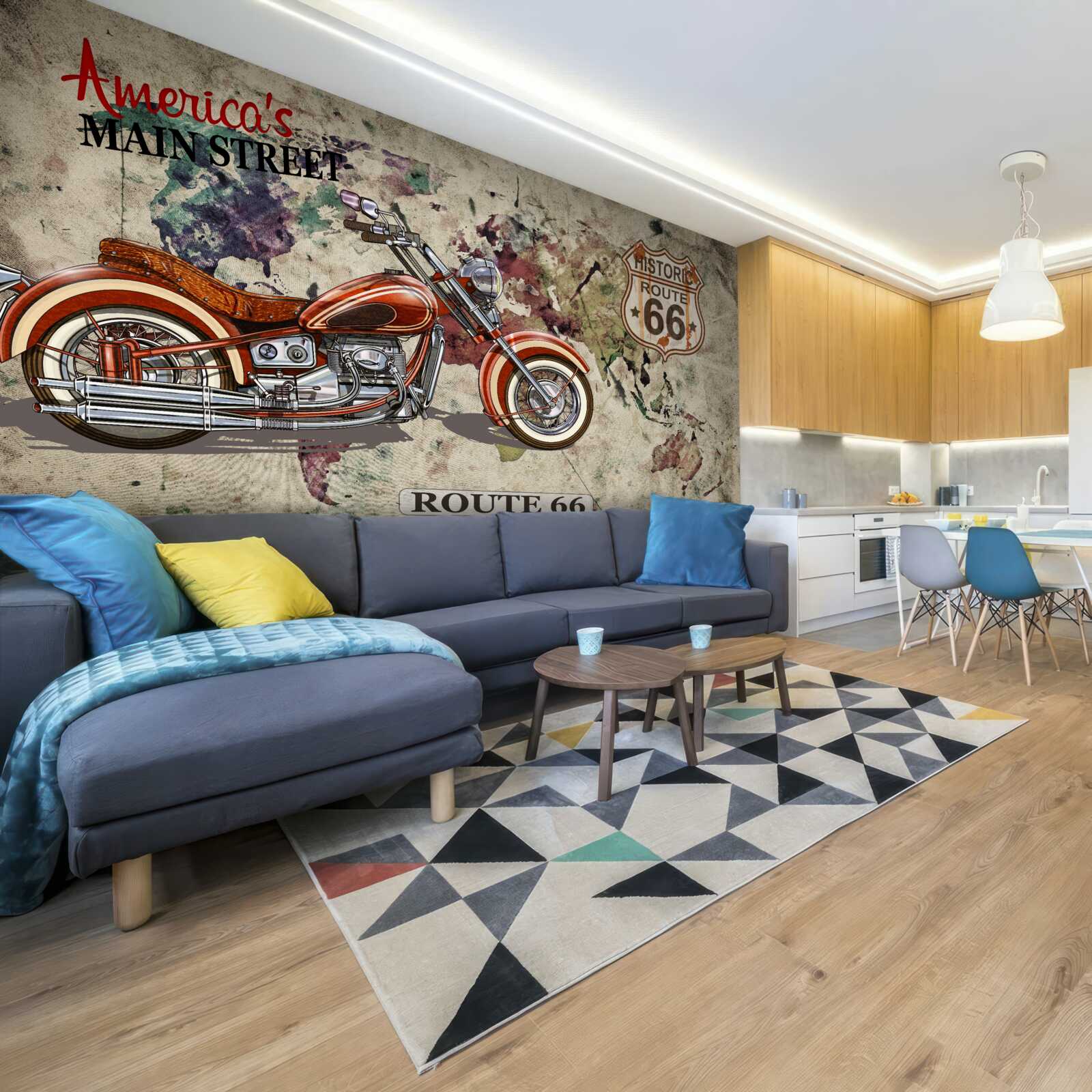 Fototapeta elegantný motocykel z Ameriky